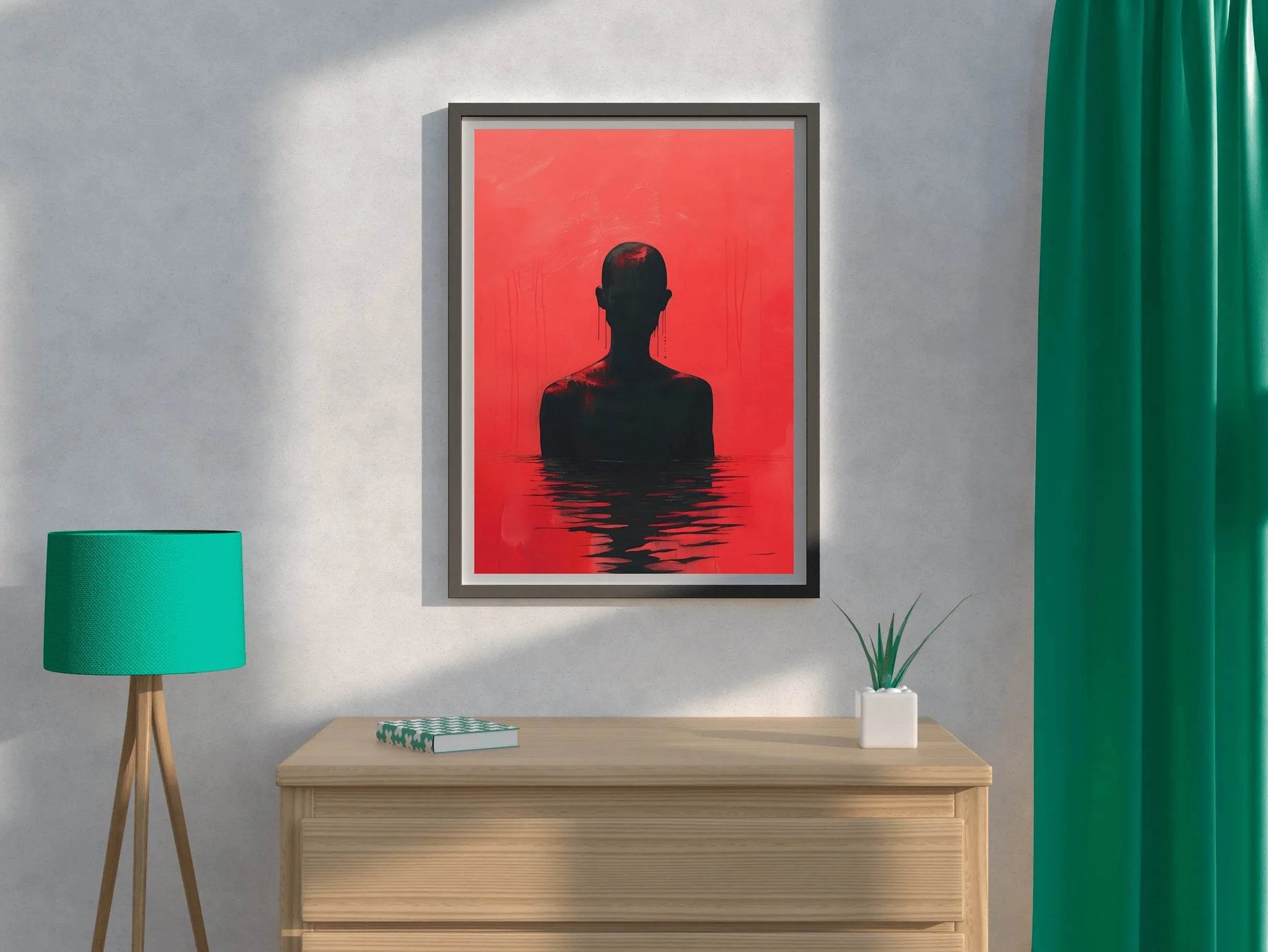 Painting Drowned In Blood Wall Art - beink online art store