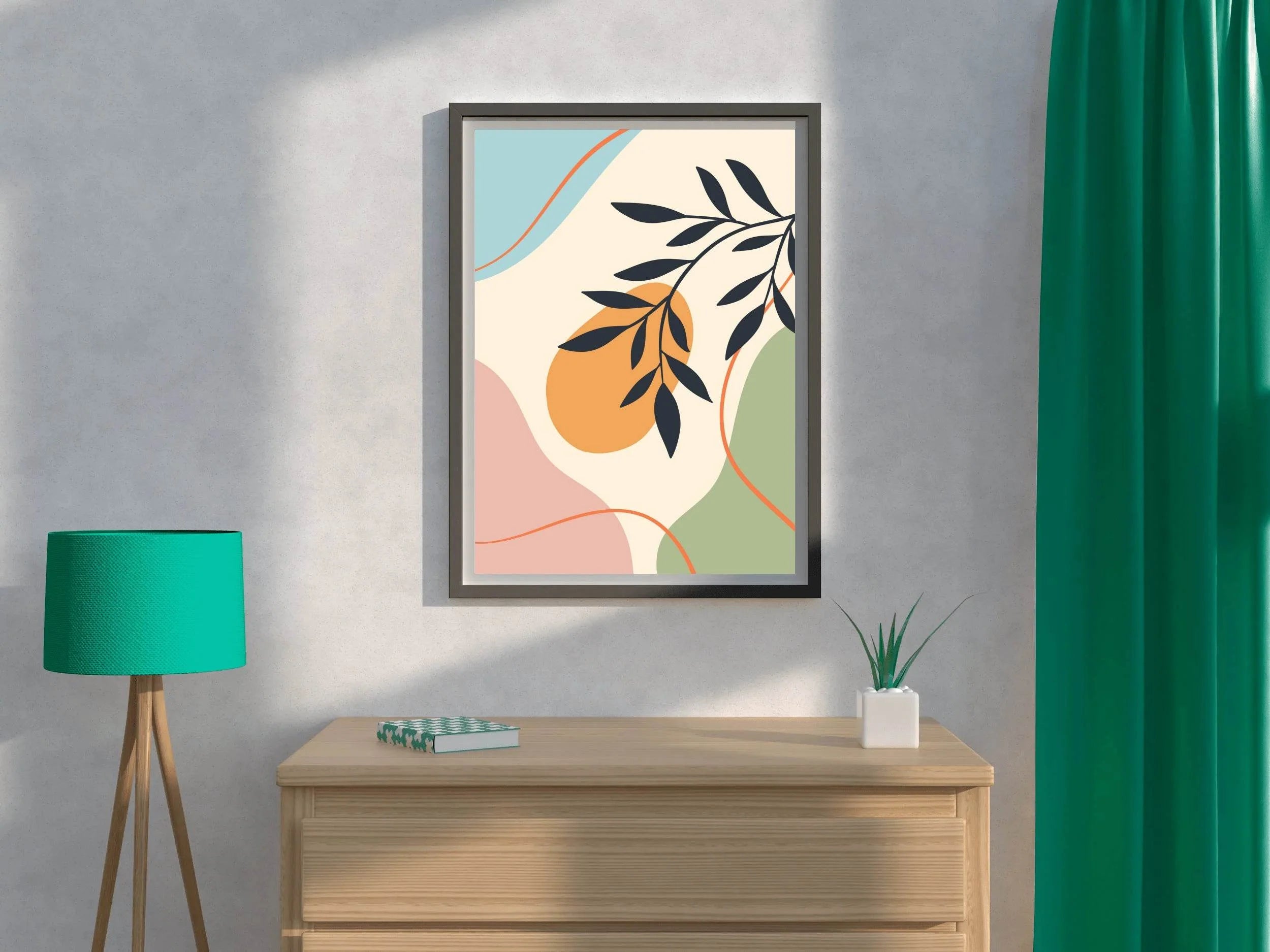 Olive Branches And Laves Wall Art - beink online art store