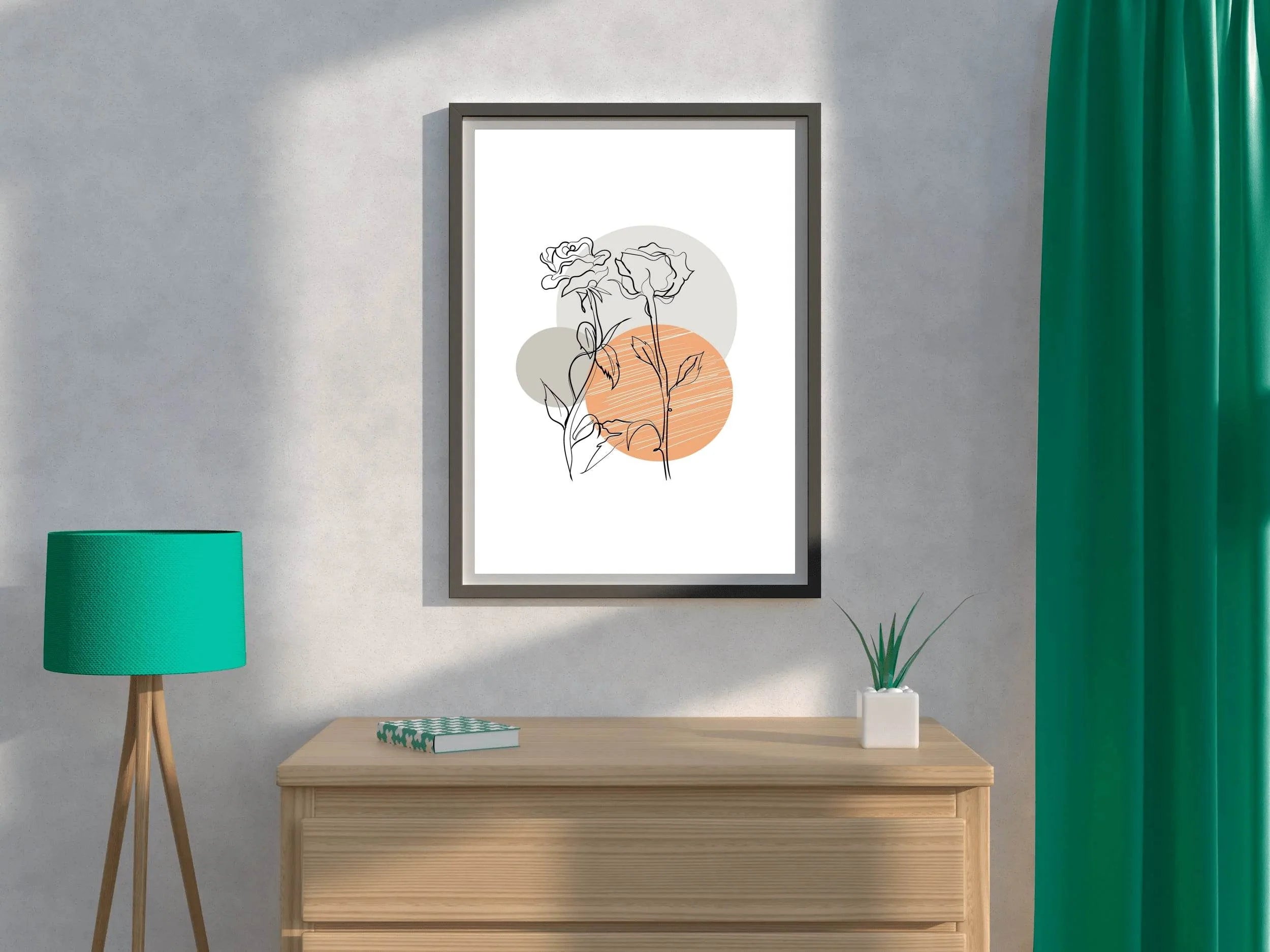Black Roses Wall Art - beink online art store