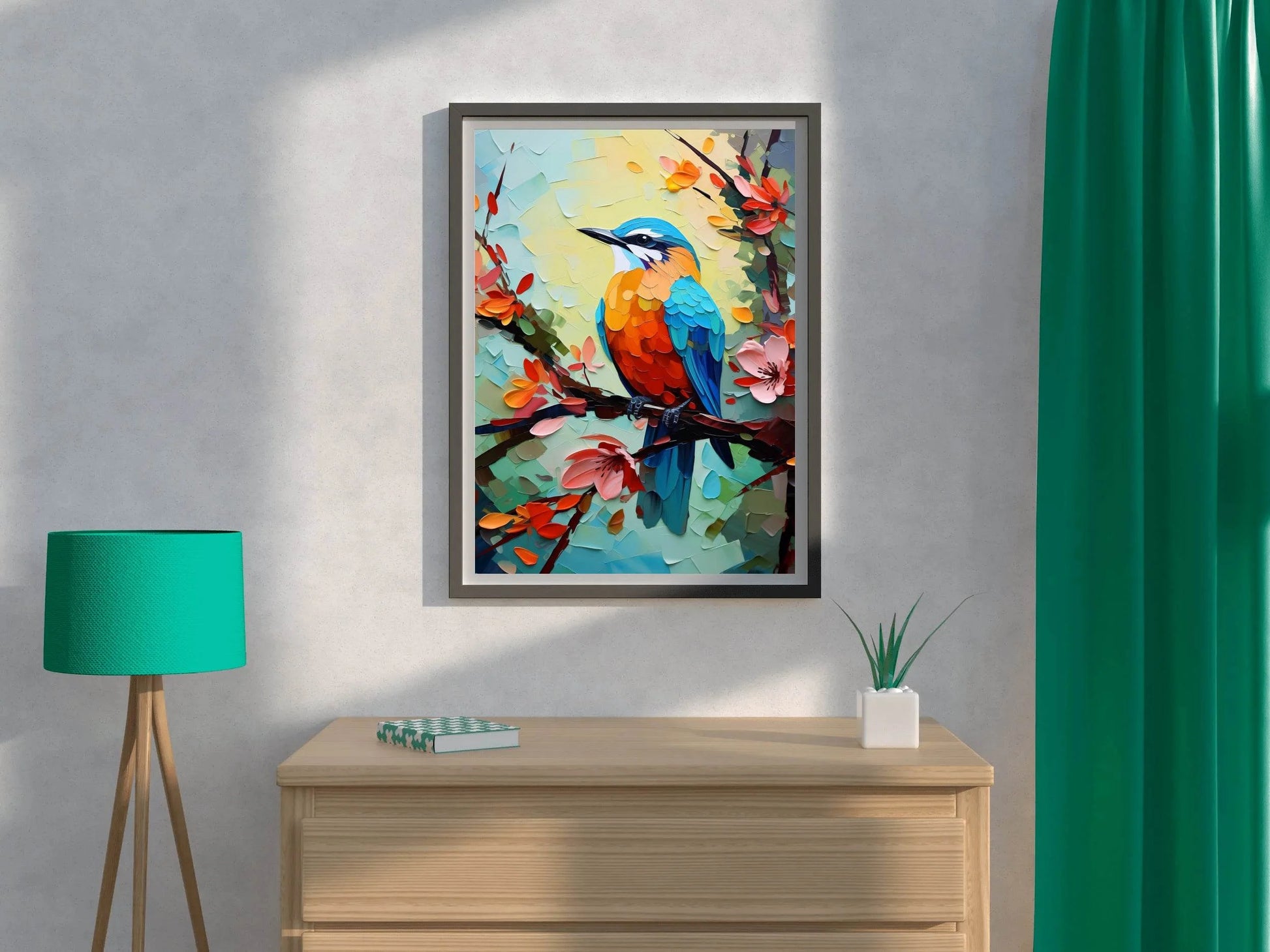 Bee Eater Bird Painting - beink online art store