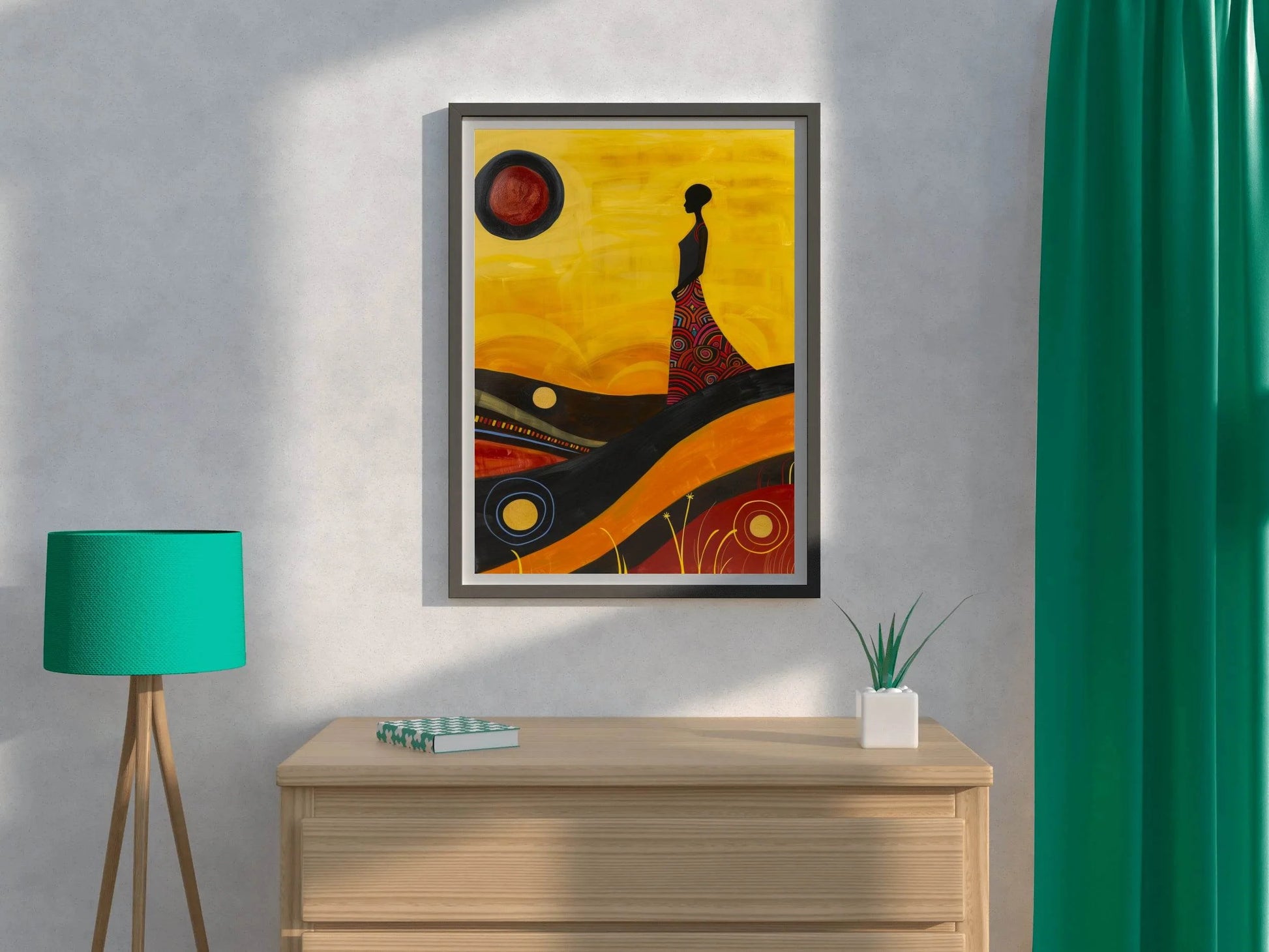Women Yellow Wall Art - beink online art store