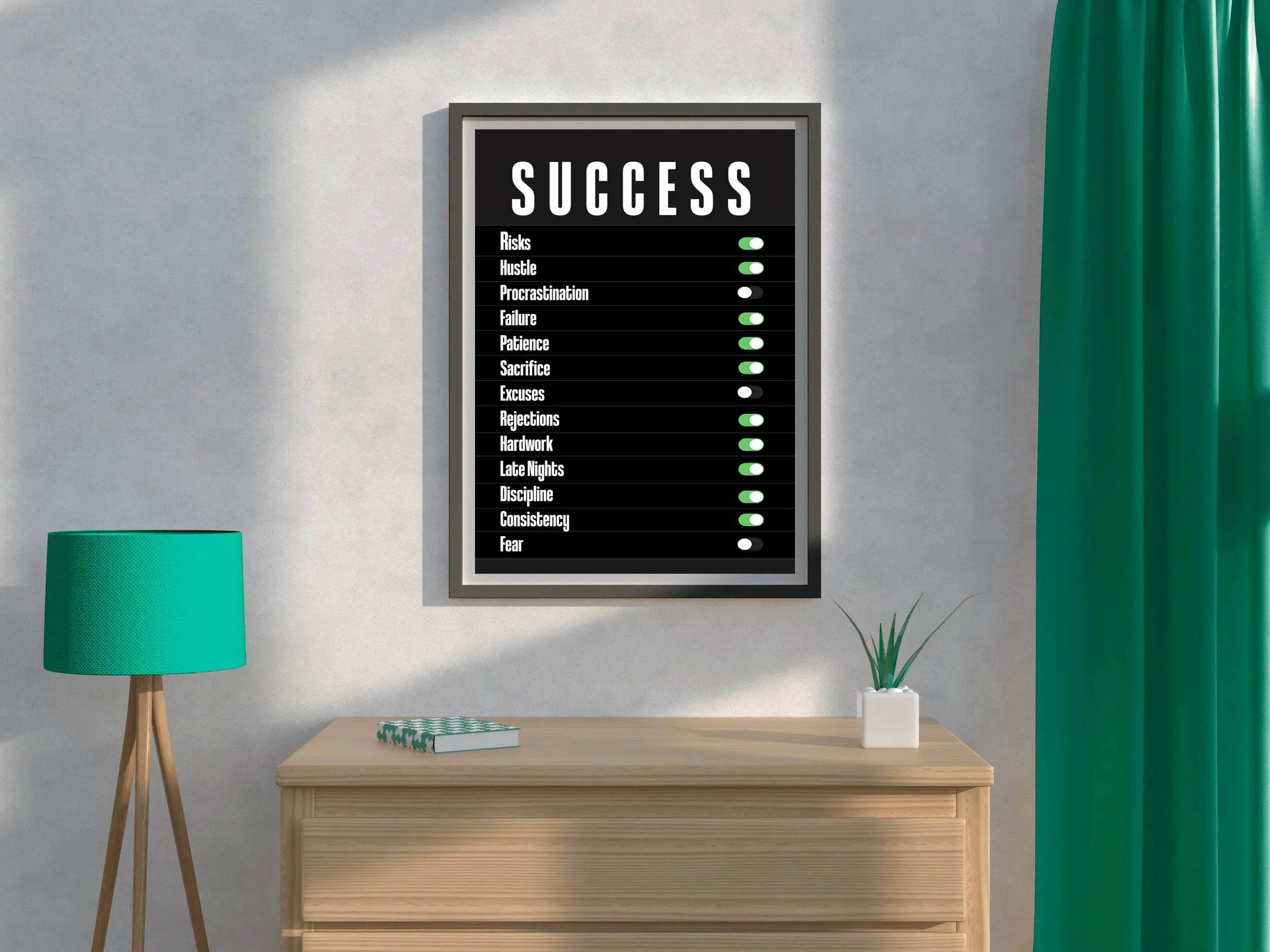 Success Path Motivational Wall Art - beink online art store