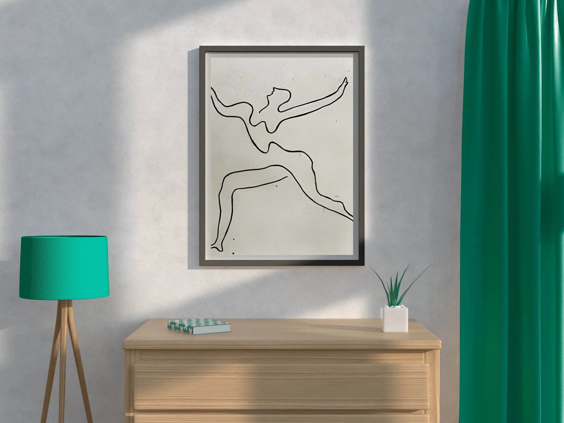 Dynamic Dancer Modern Wall Art - beink online art store