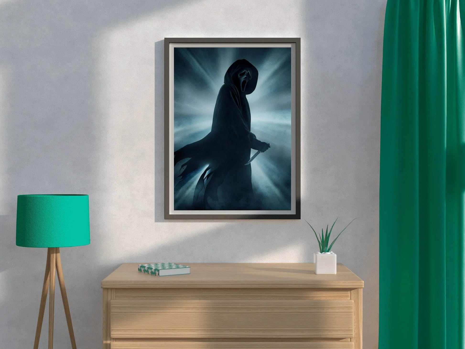 Ghost Face Scream Character Wall Art - beink online art store
