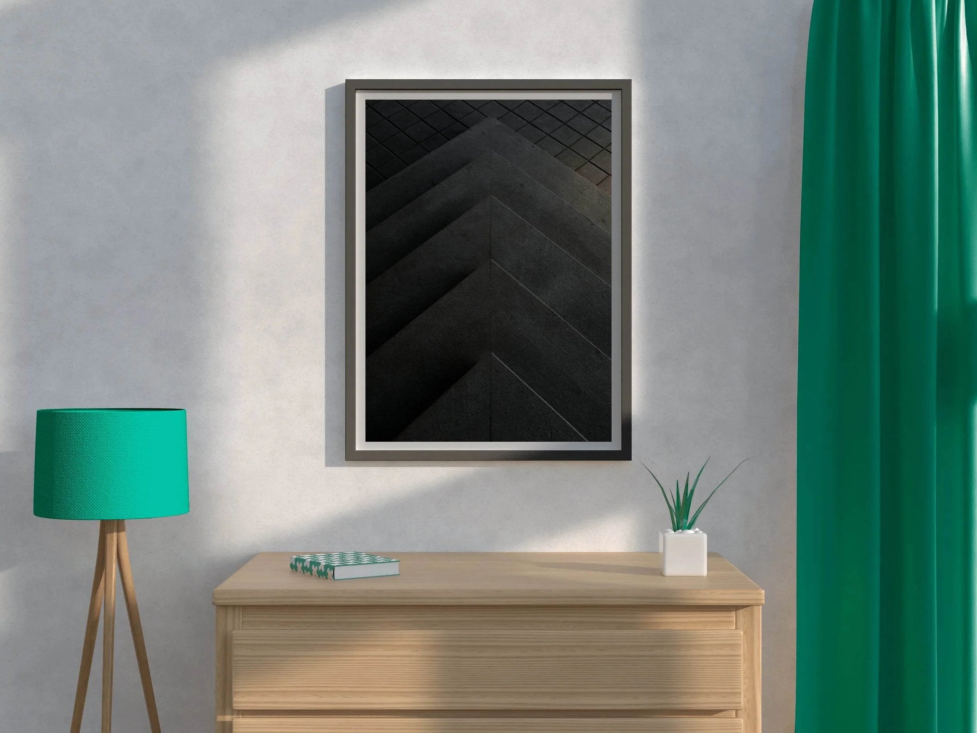 Metallic Blades Abstract Wall Art - beink online art store