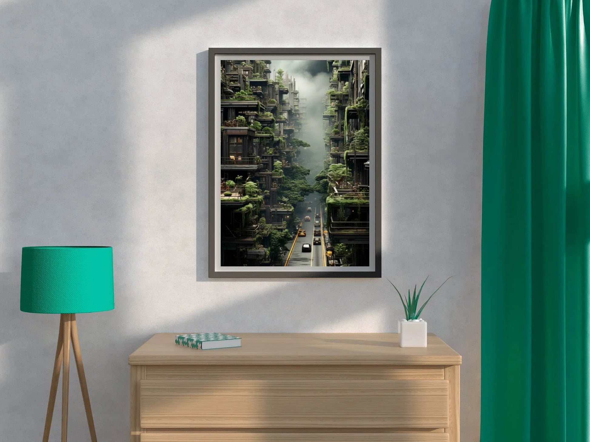 Vegetation Of The City Wall Art - beink online art store
