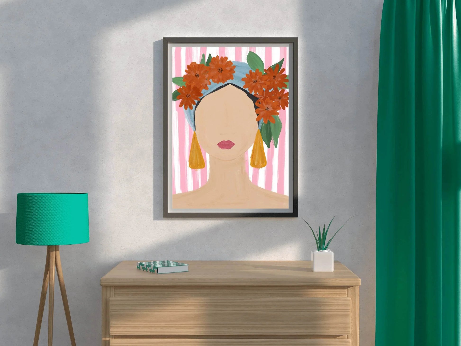Painting A Woman Without A Face Wall Art - beink online art store