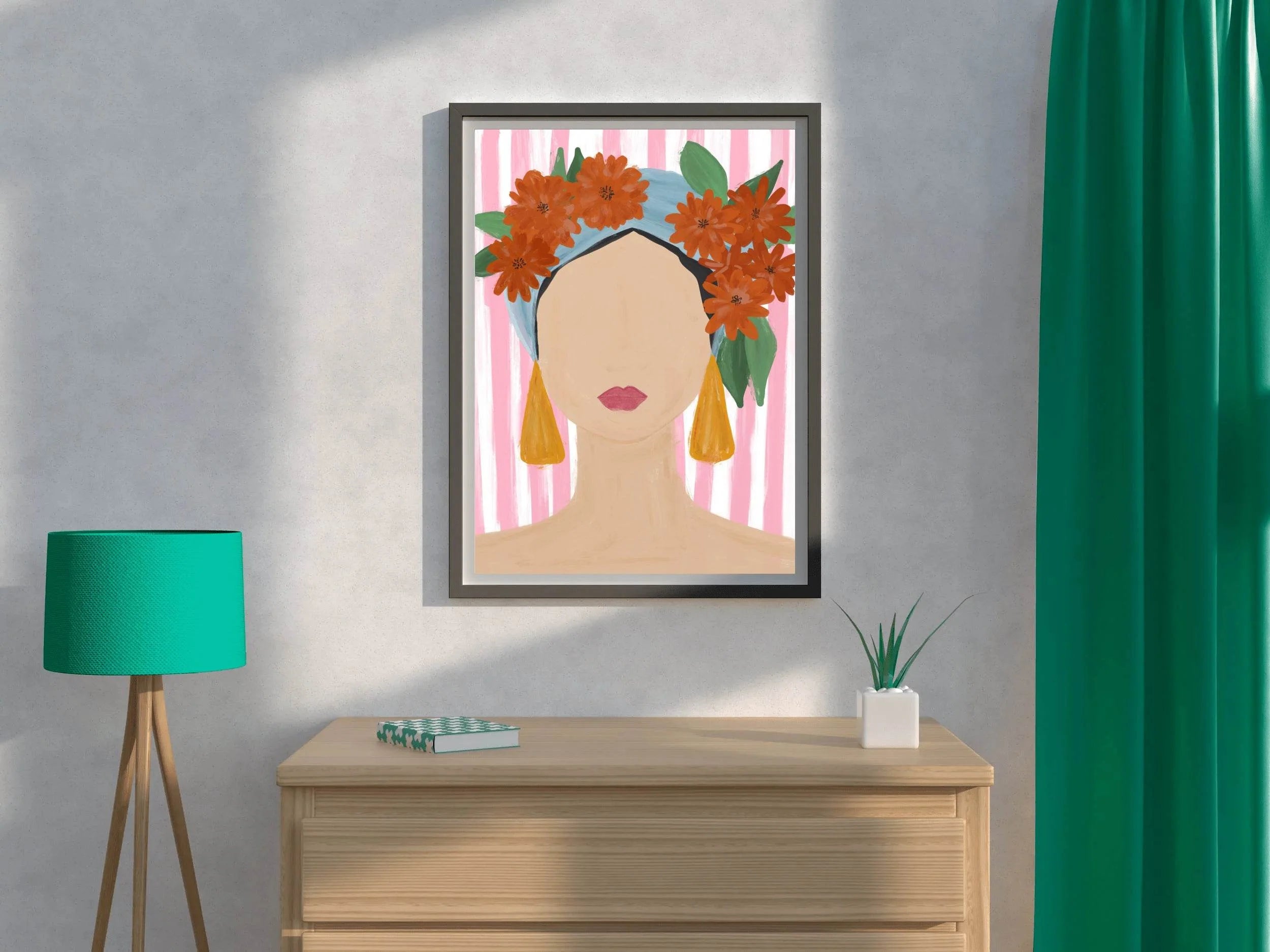 Painting A Woman Without A Face Wall Art - beink online art store