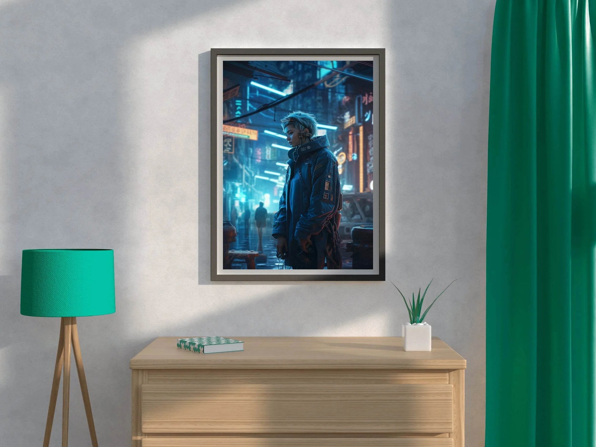 Anime Cyberpunk Wall Art - beink online art store