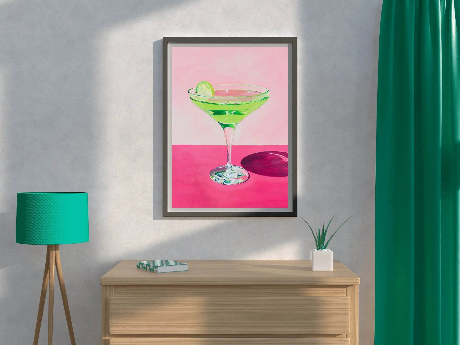 Refreshing Cocktail Margarita Wall Art - beink online art store