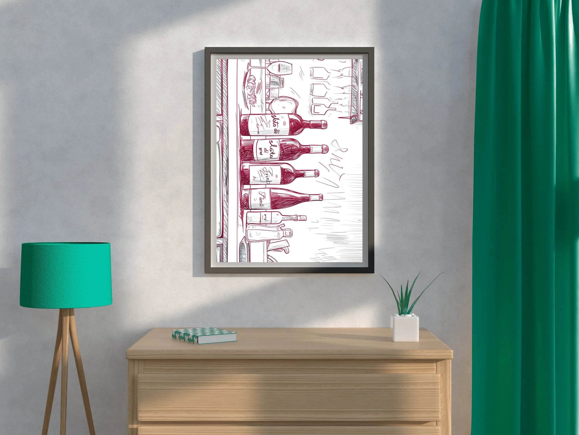 Champagne Bar Painting Wall Art - beink online art store