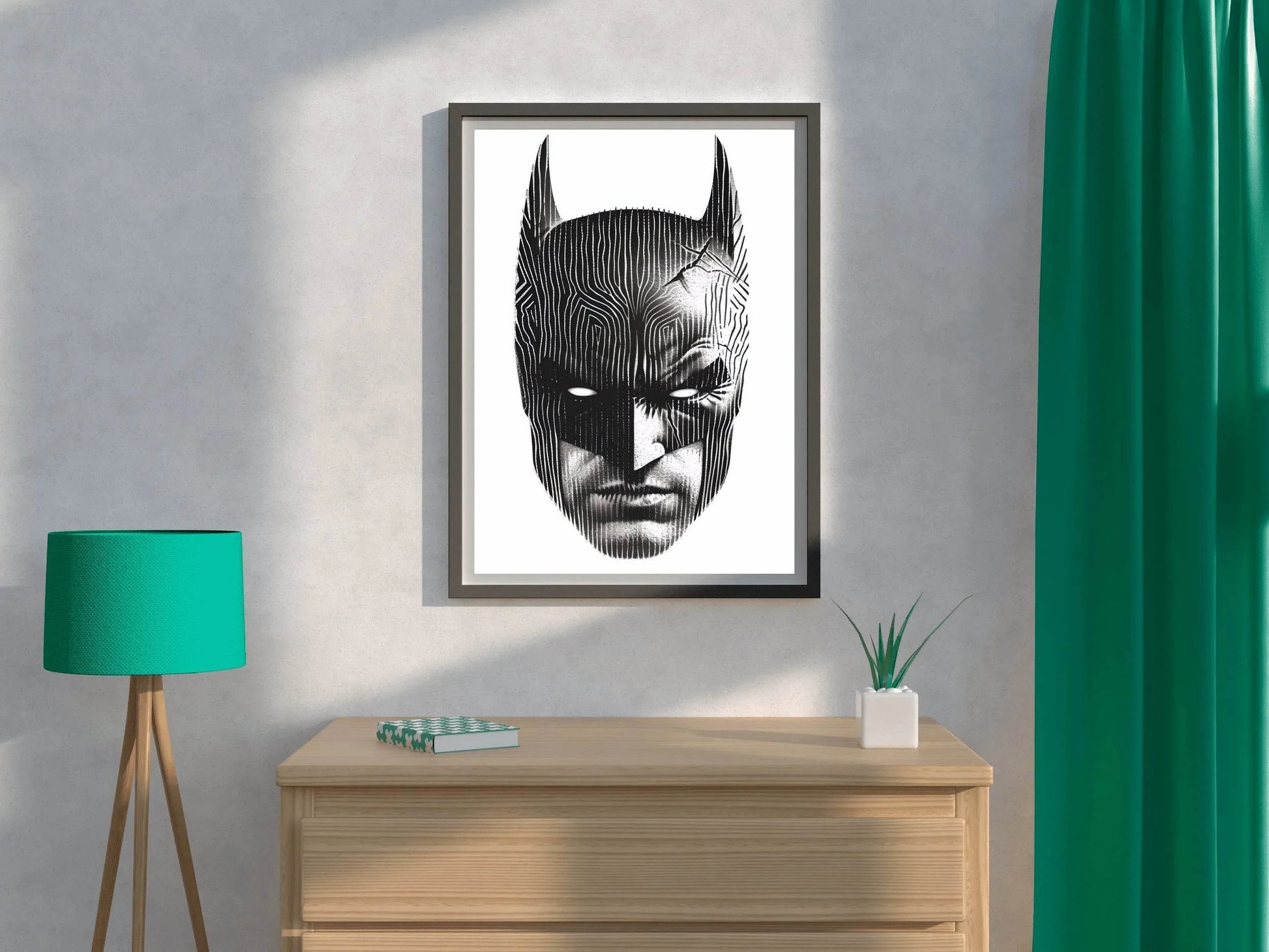 Batman Mask Premium Wall Art - beink online art store