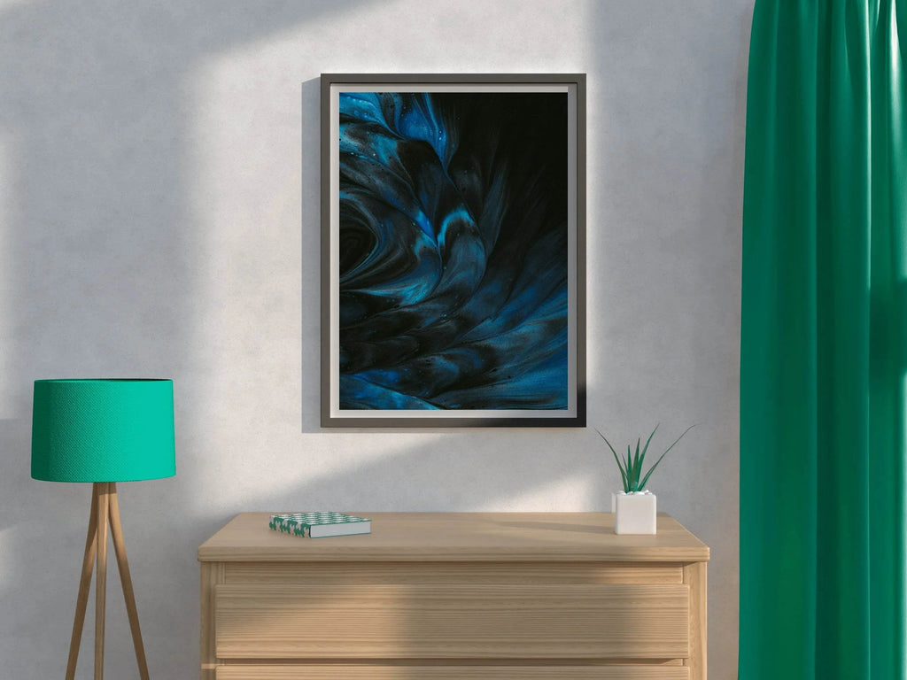 Oil Paint Milkyway View Abstract Wall Art - beink online art store