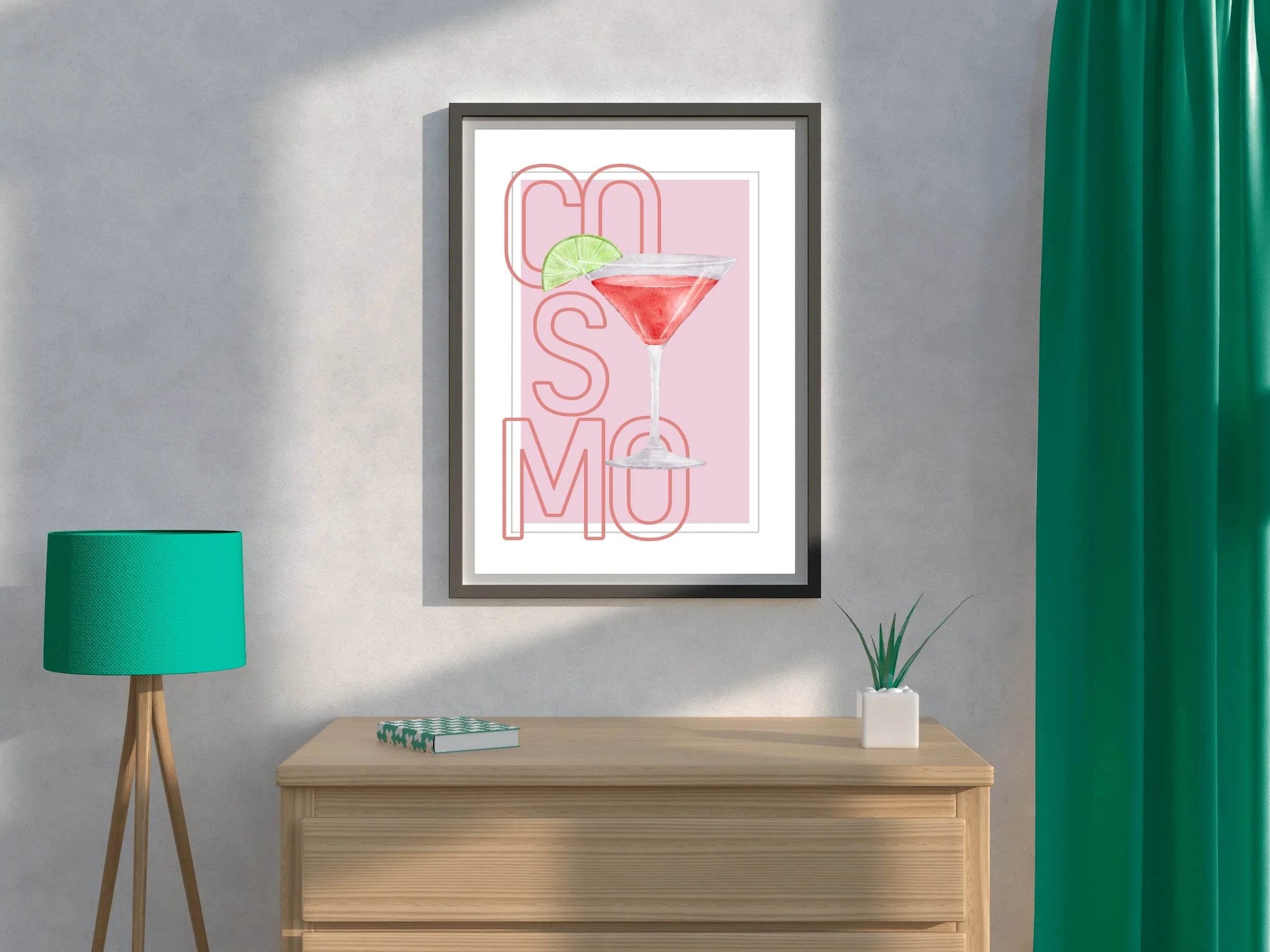 Cosmo Cocktail Wall Art - beink online art store