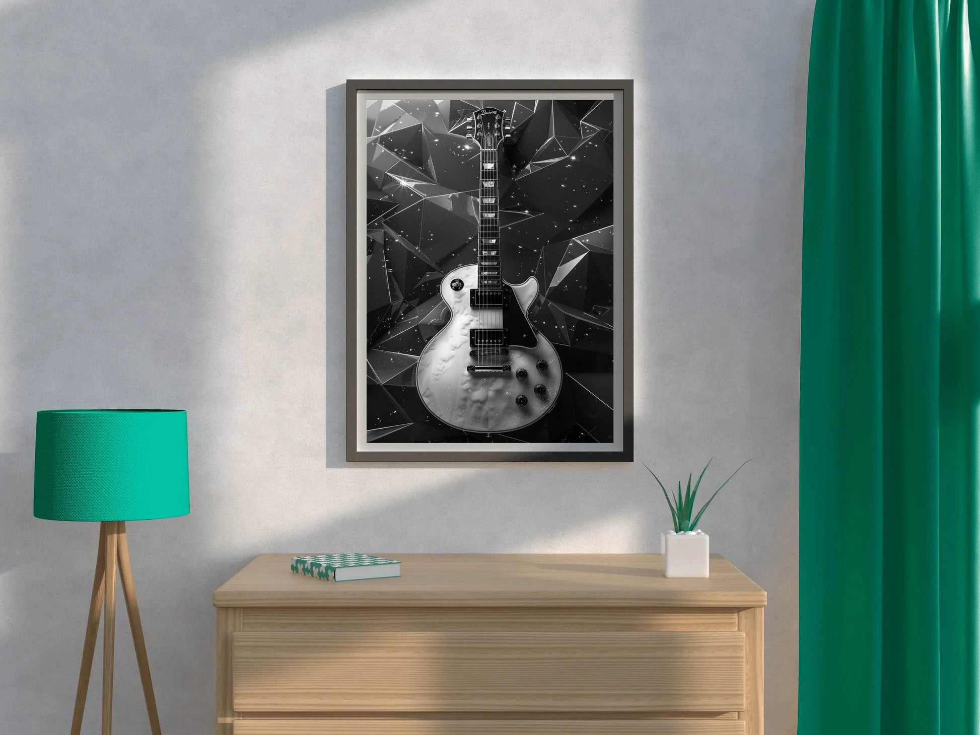 Classic Rock Guitar Wall Art - beink online art store