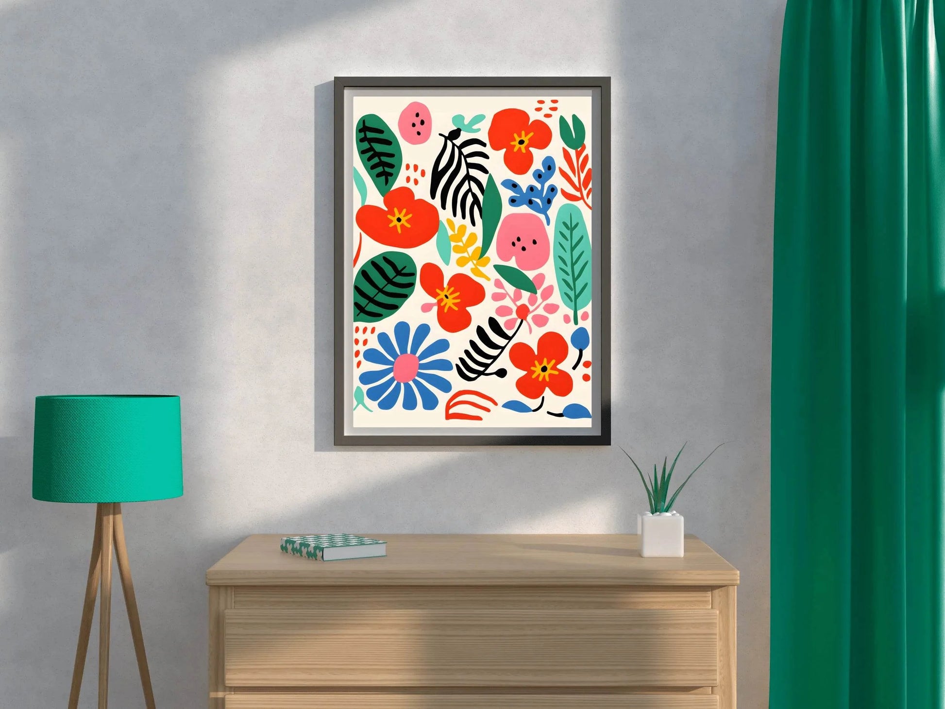 Colorful Floral Painting Art - beink online art store