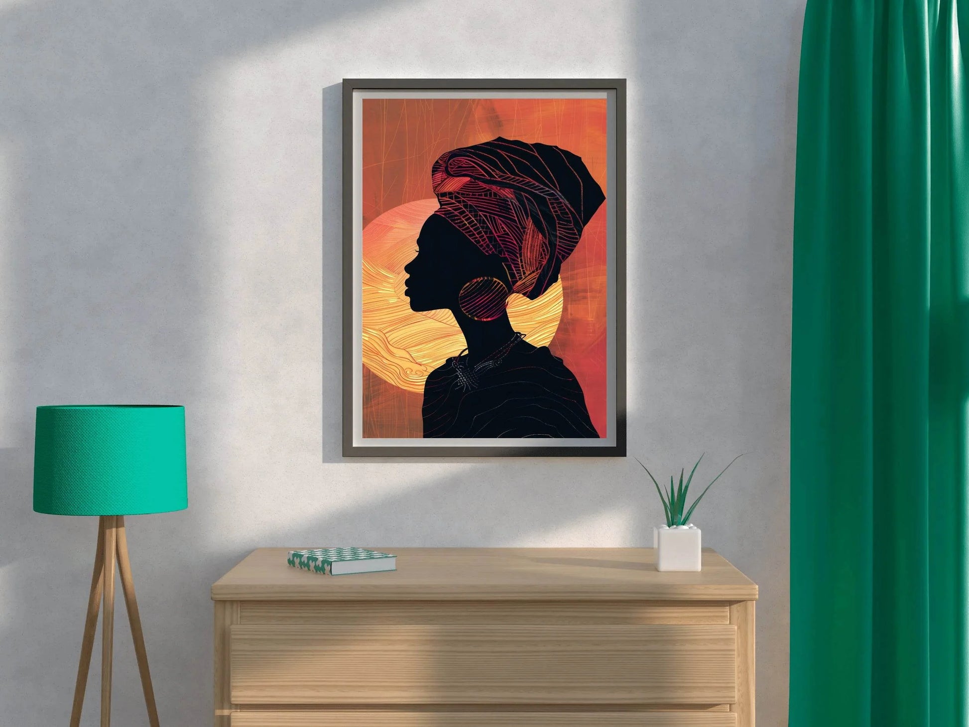 Black Woman Wall Art - beink online art store