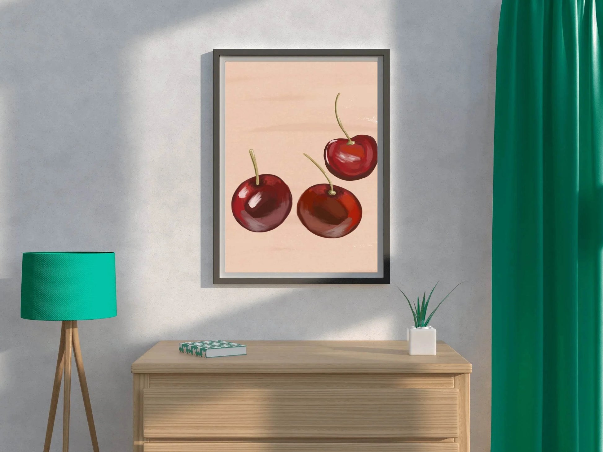 Cherry Painting Wall Art - beink online art store
