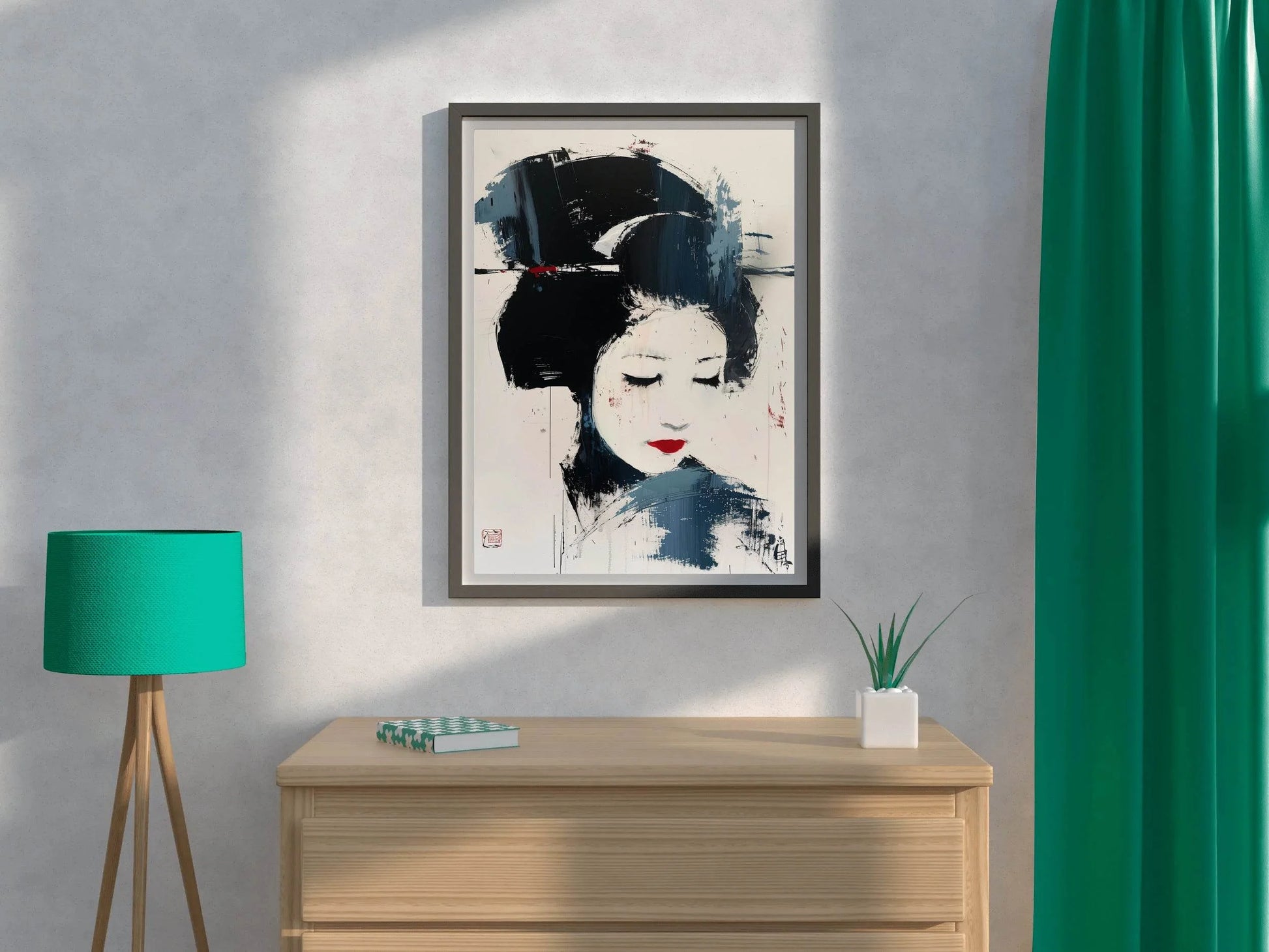 Japanese Geisha Wall Art - beink online art store