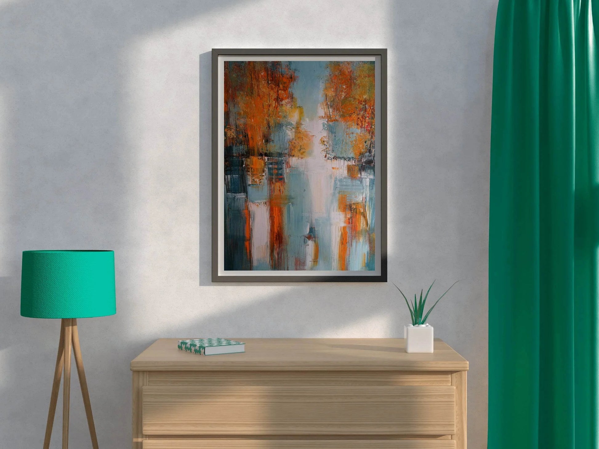 Autumn Season Abstract Wall Art - beink online art store