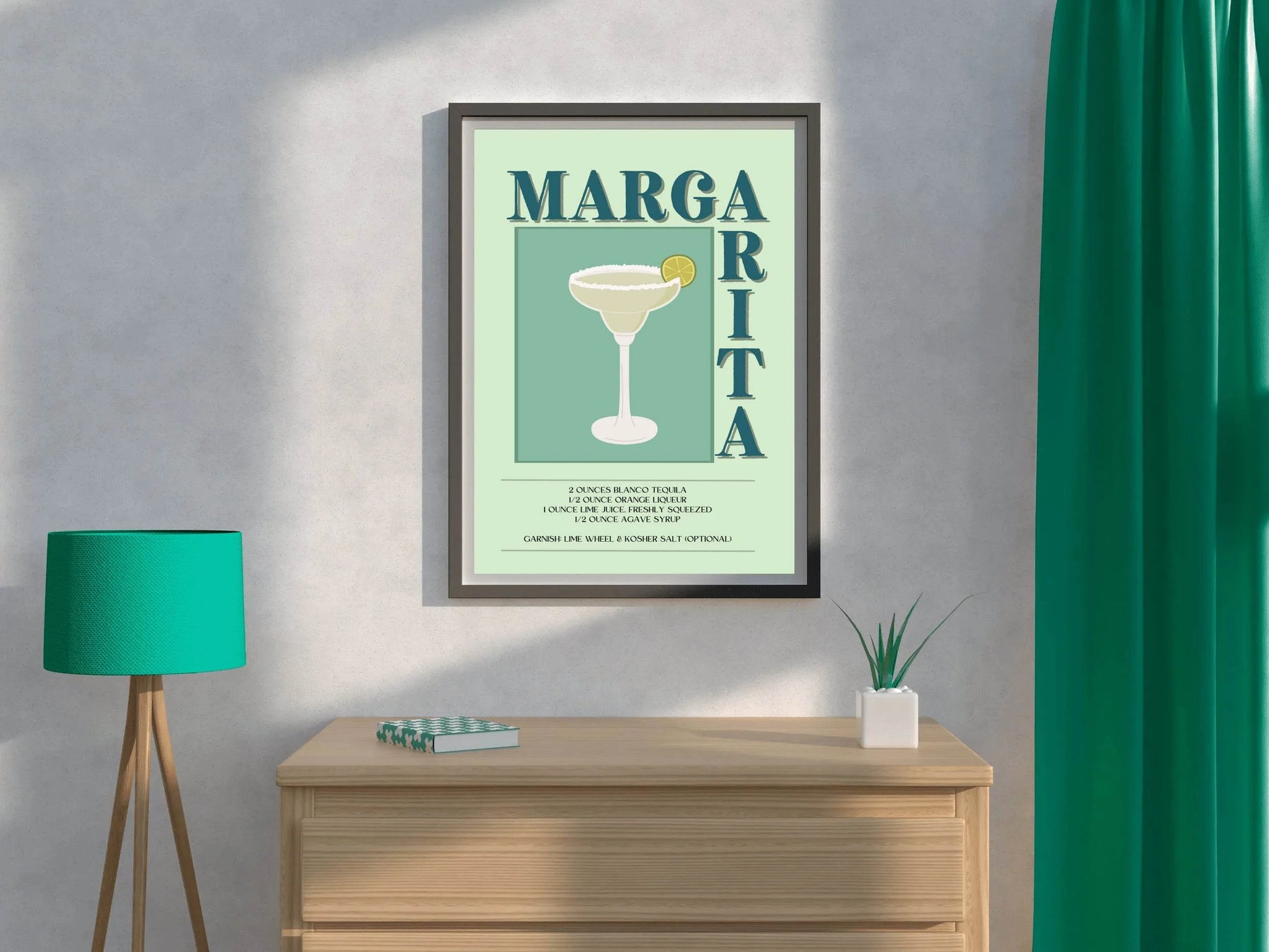 Fizzy Margarita Wall Art - beink online art store