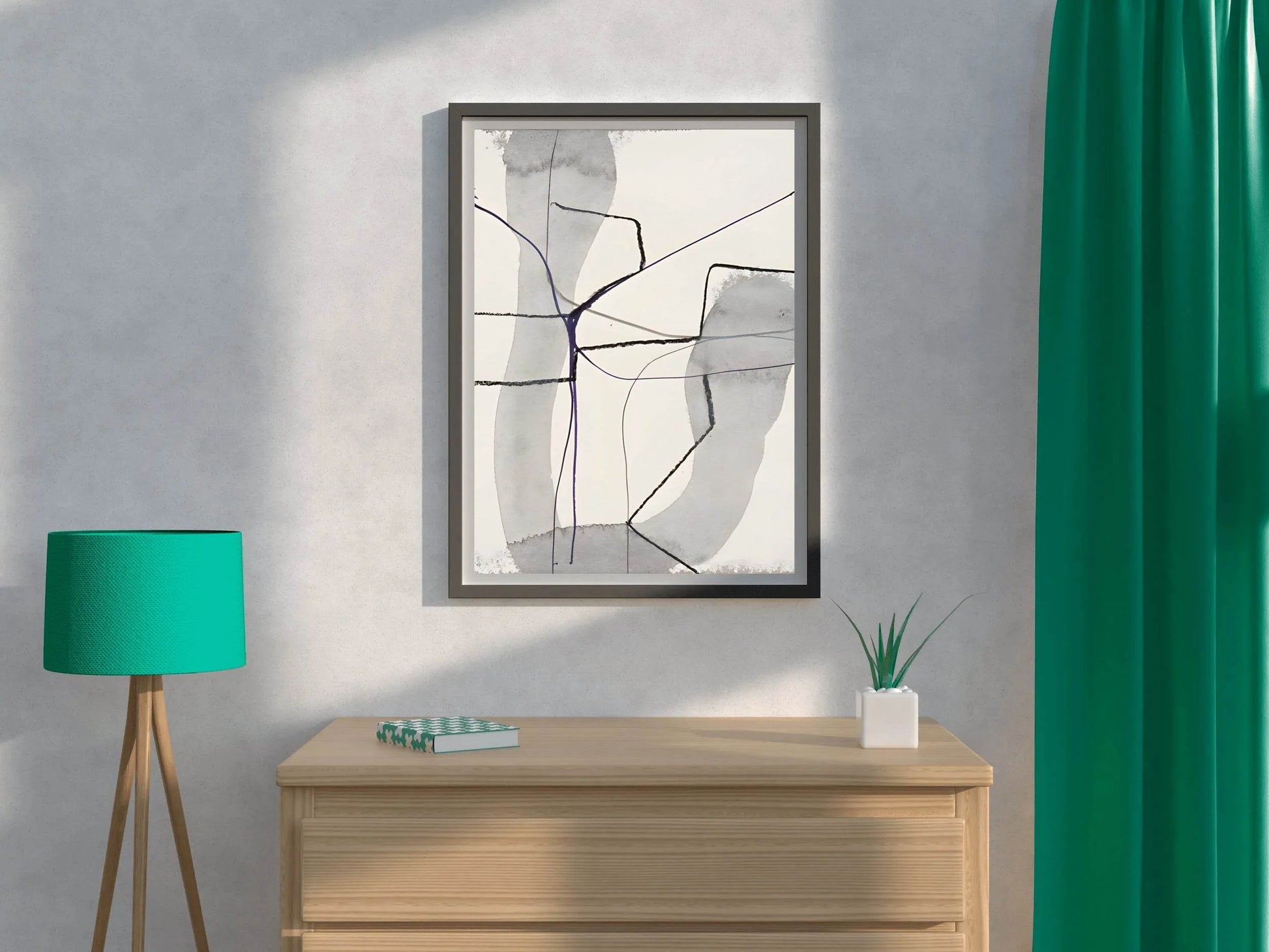 Waterways and Landmasses Modern Wall Art - beink online art store