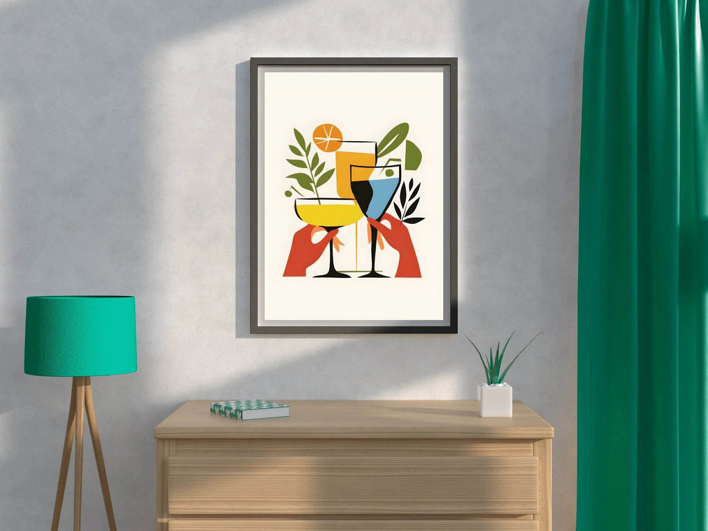 Cocktail Party Wall Art - beink online art store
