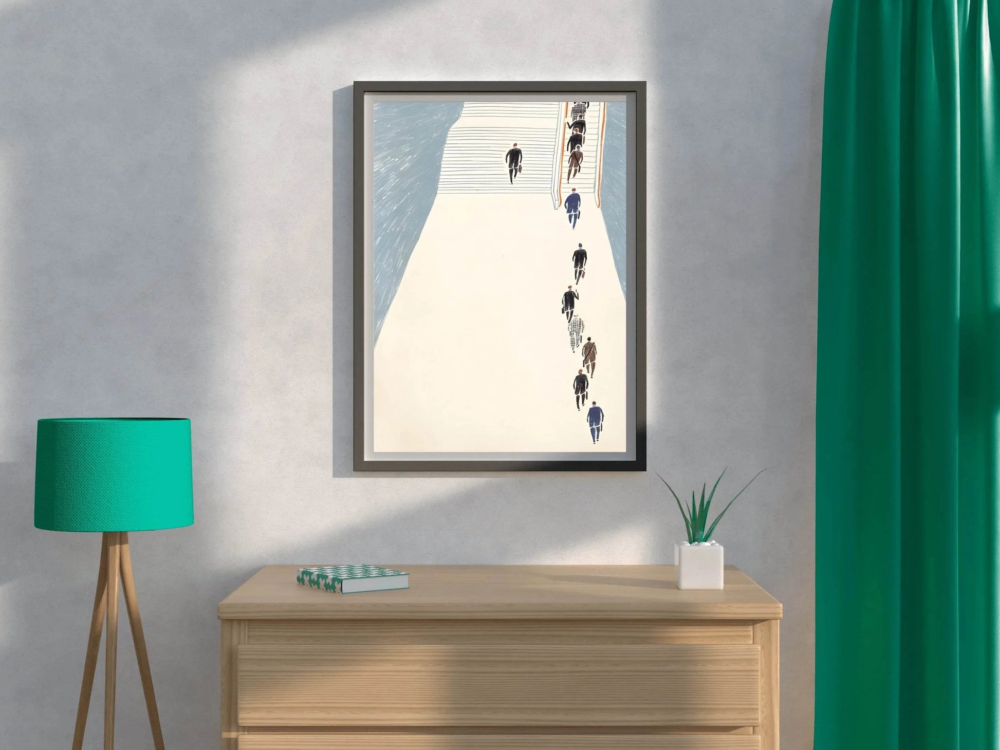 Endless Staircase - Sense of Daily Routine Wall Art - beink online art store