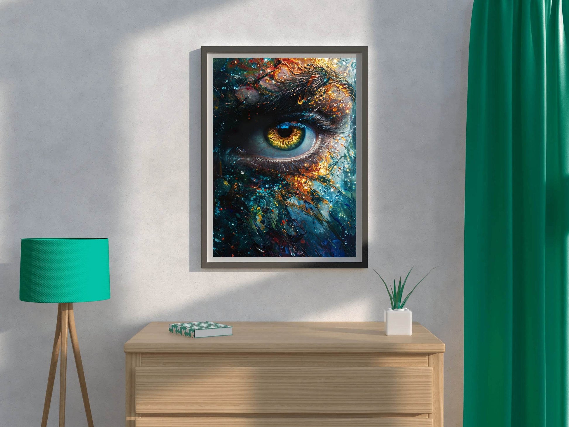 Cosmic Eye Digital Art - beink online art store