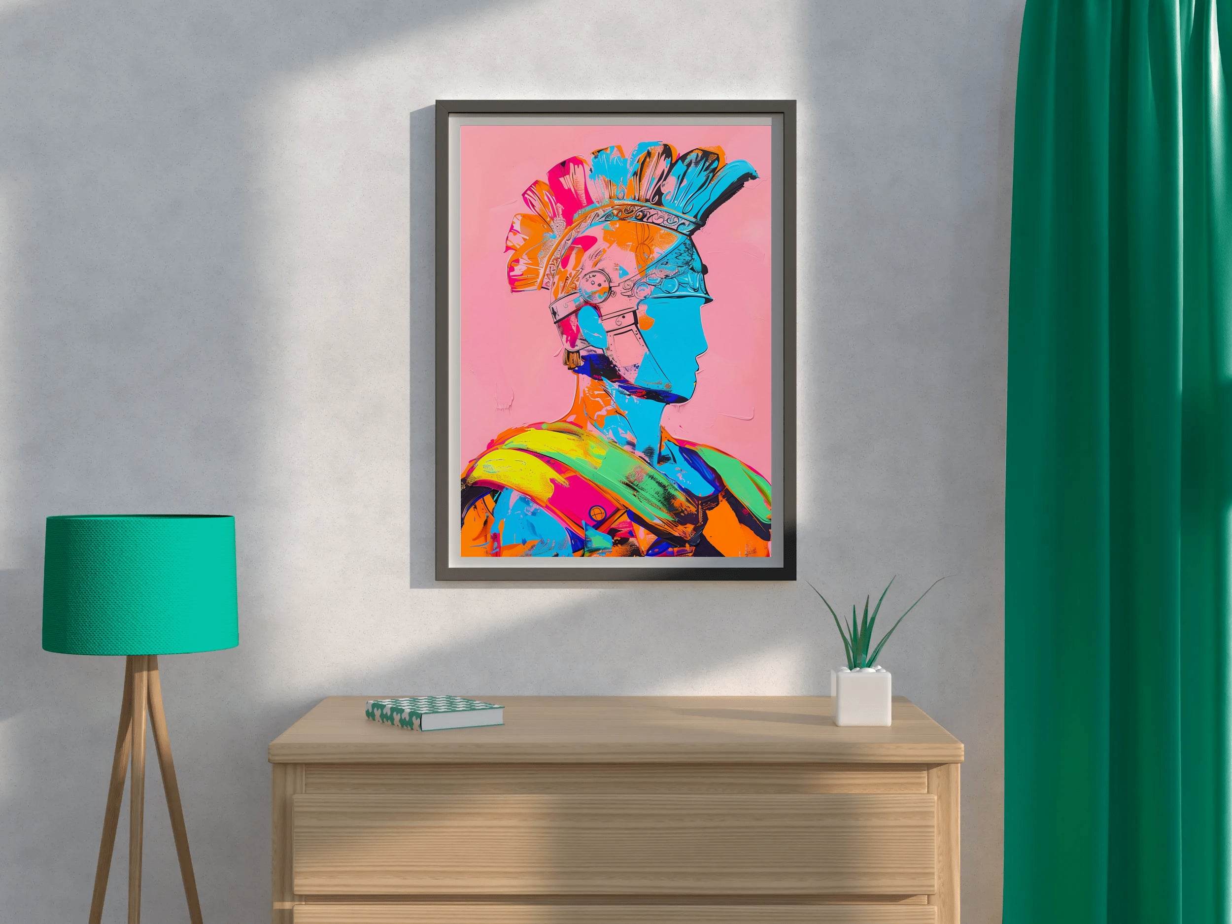 Roman Gladiator Paintings Wall Art - beink online art store