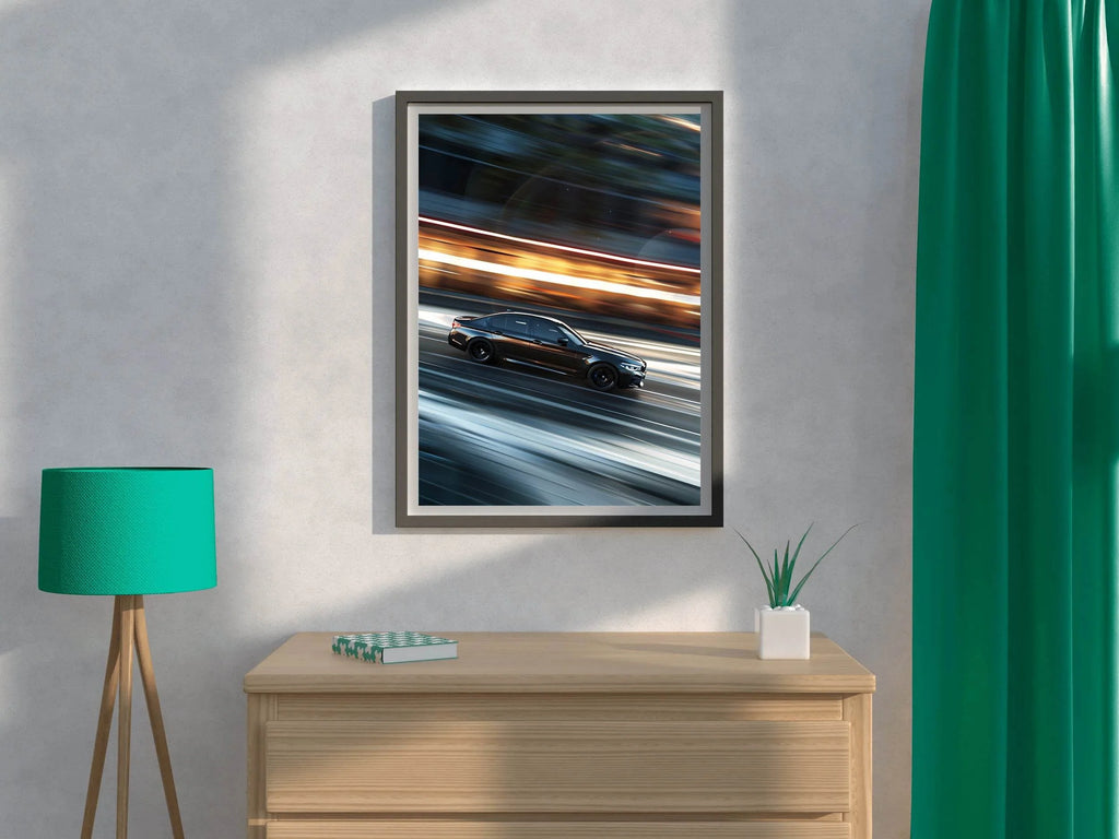 BMW M5 Black Wall Art - beink online art store