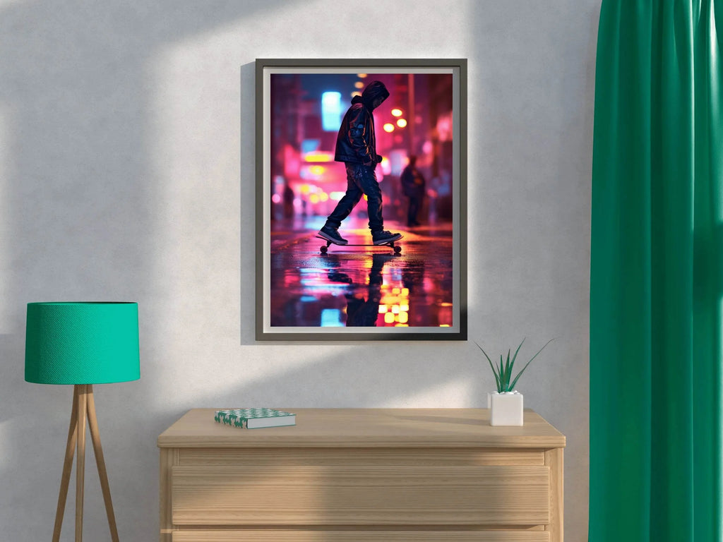 Young Skater Wall Art - beink online art store
