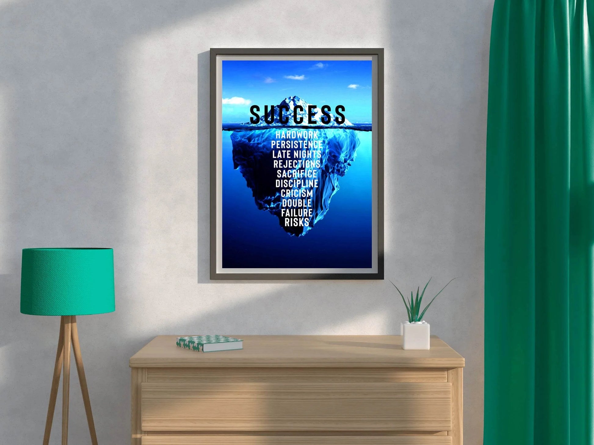 A Path to Success Motivational Wall Art - beink online art store