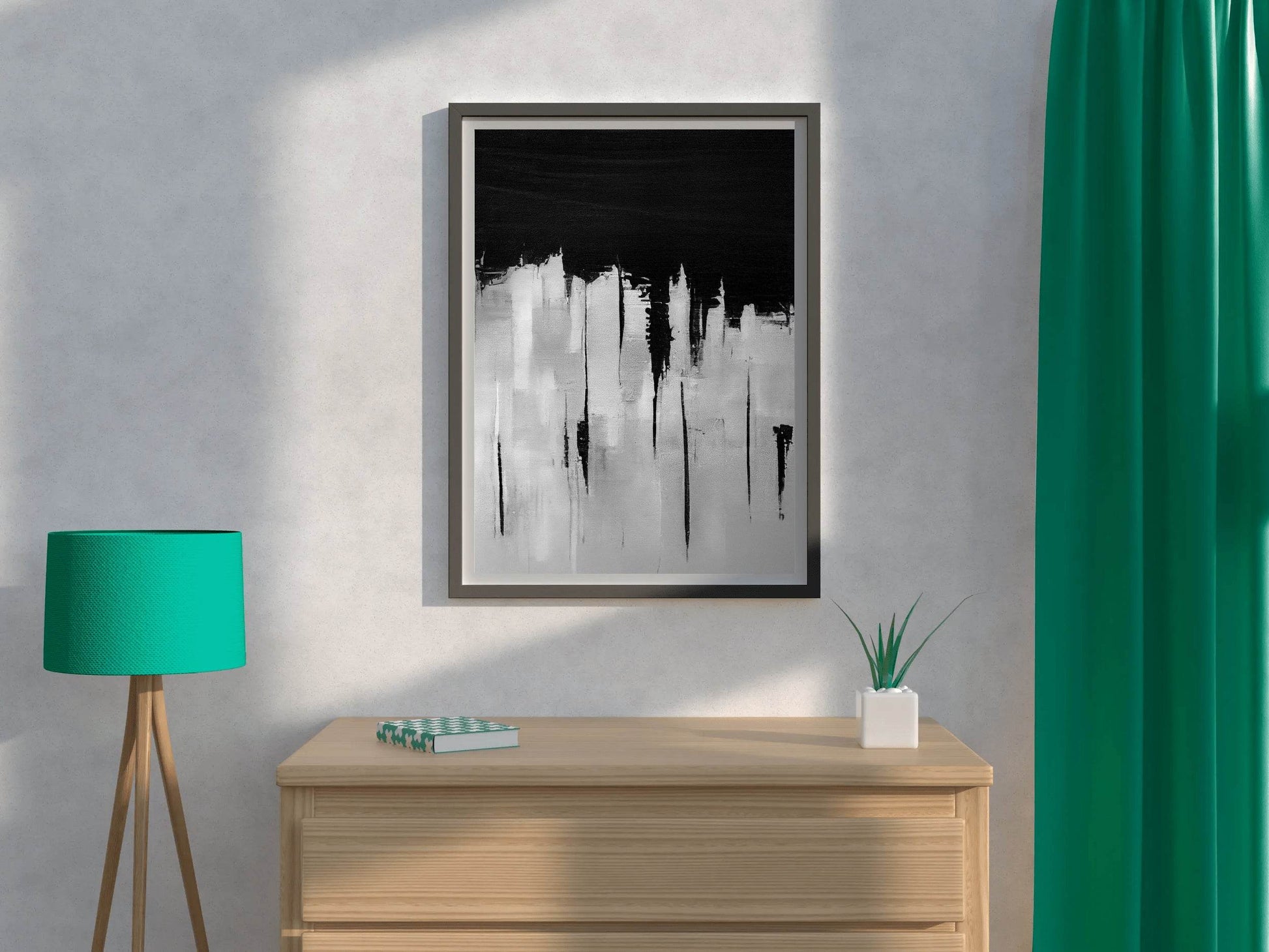 Black and White Abstract Wall Art - beink online art store