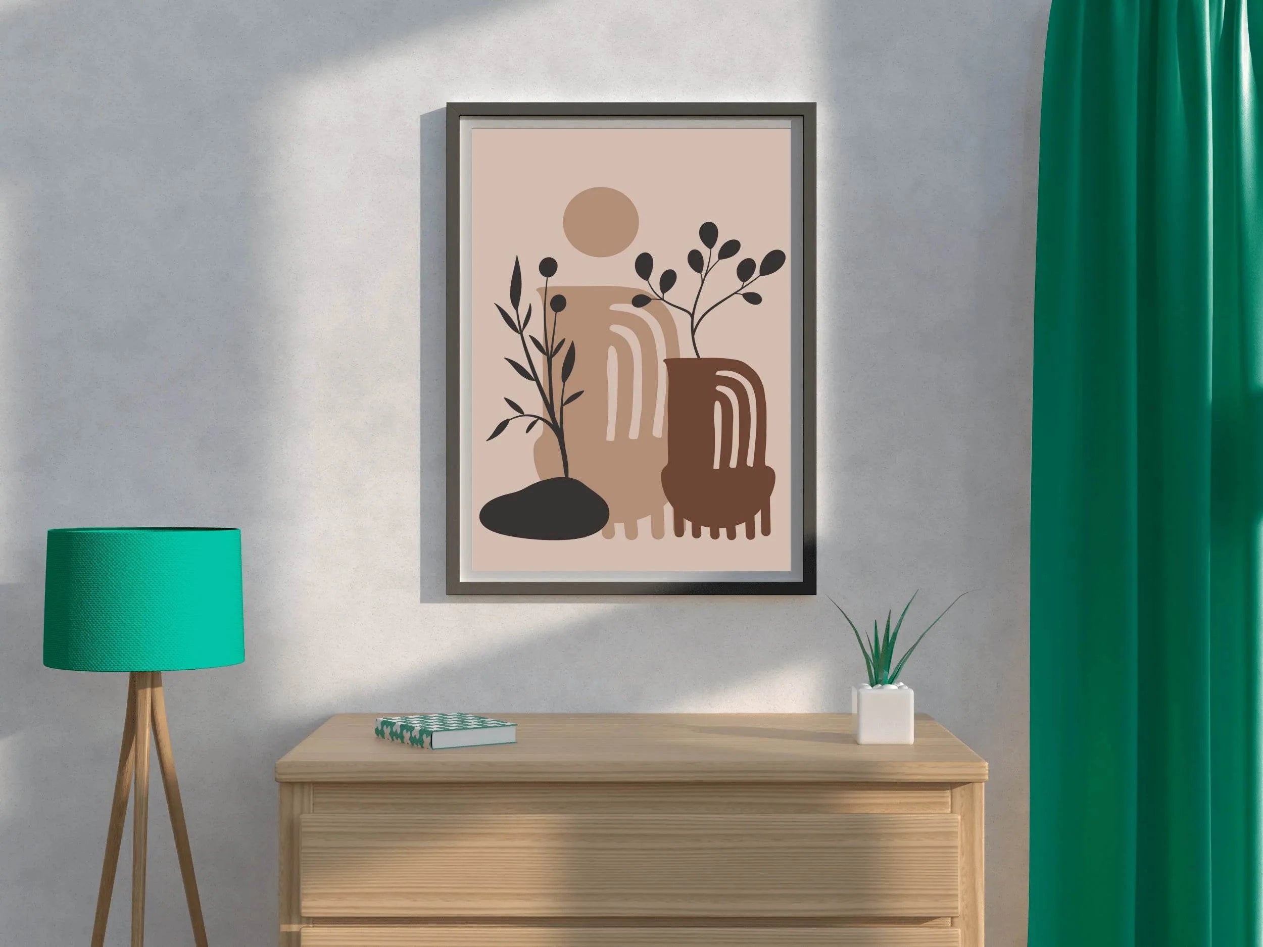 Oak Leaves Wall Art - beink online art store