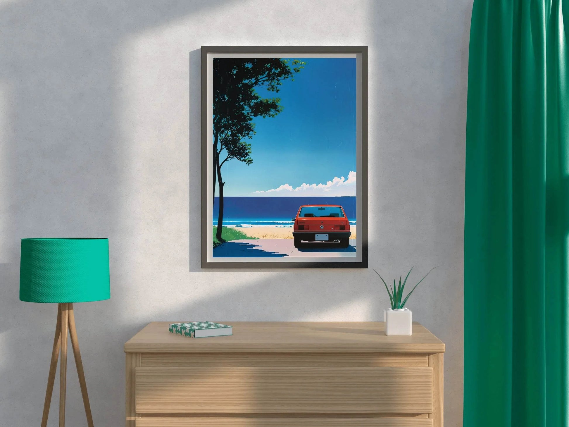 Old Car Wall Art - beink online art store
