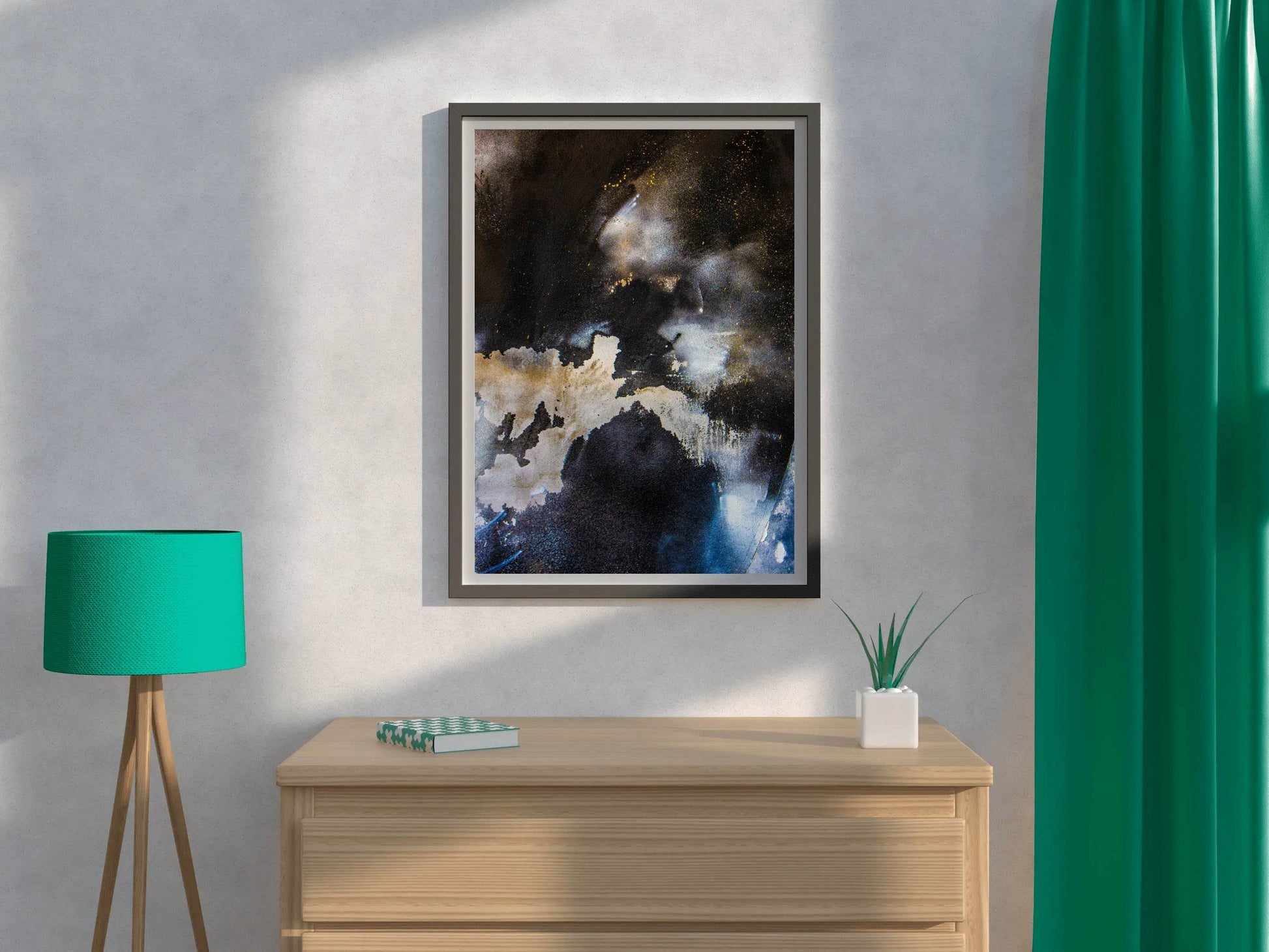Milkyway Strokes Abstract Wall Art - beink online art store
