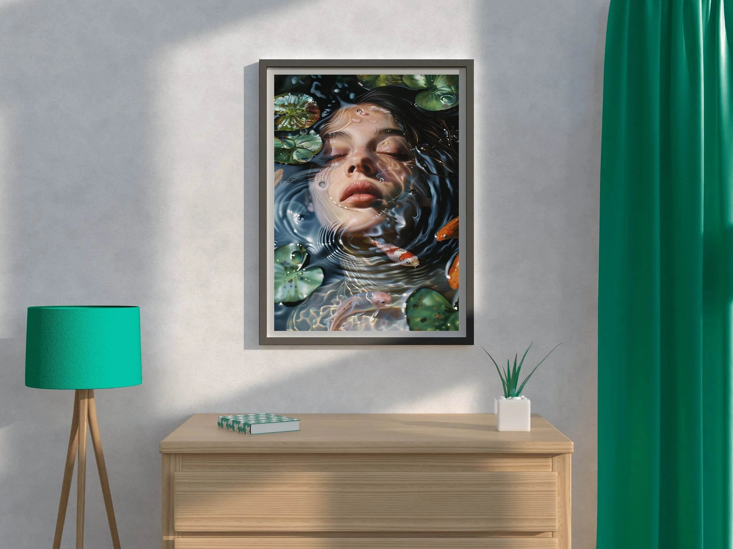 Aquatic Tranquility Modern Wall Art - beink online art store