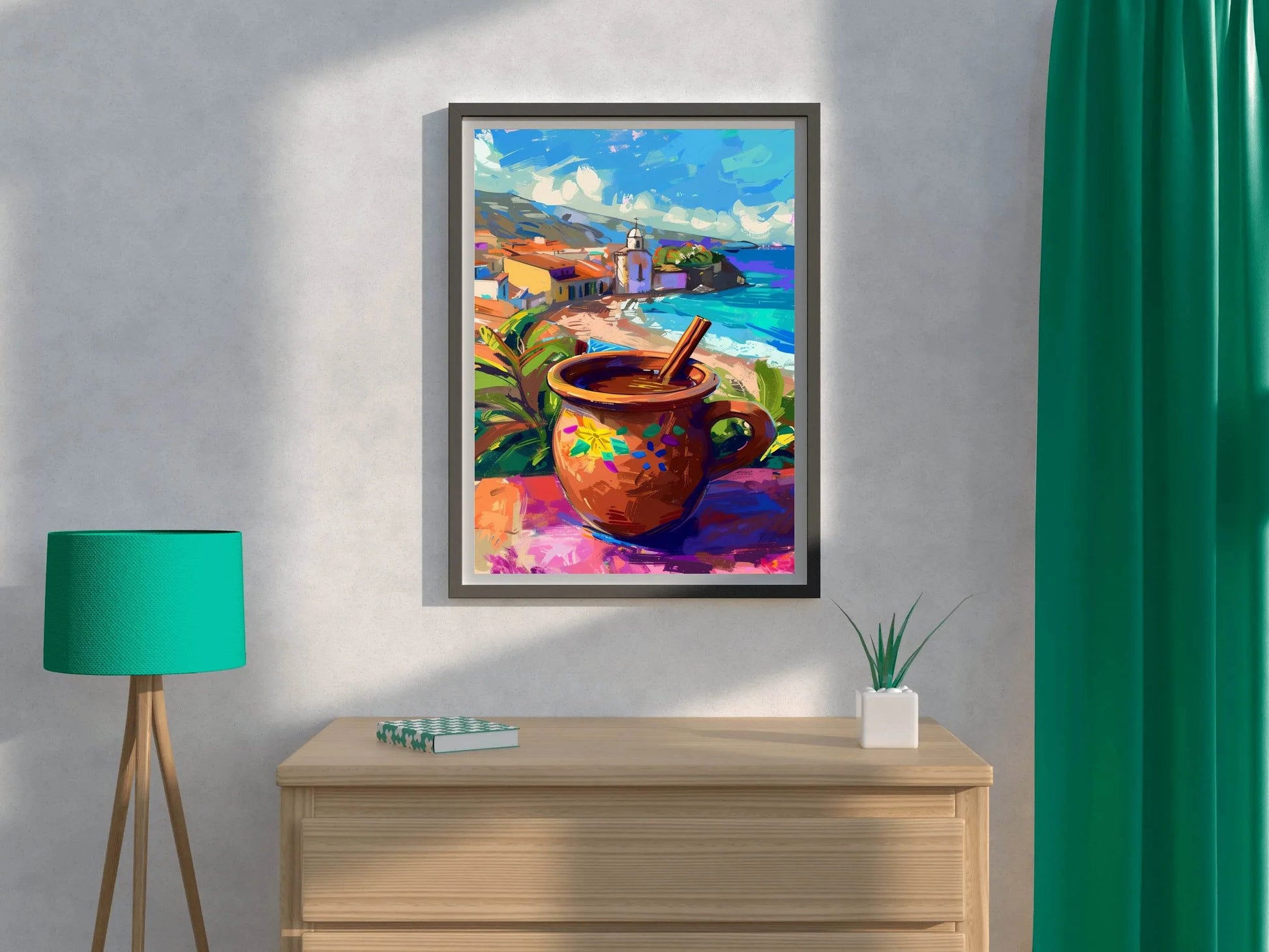 Greece Beachside Bliss Wall Art - beink online art store