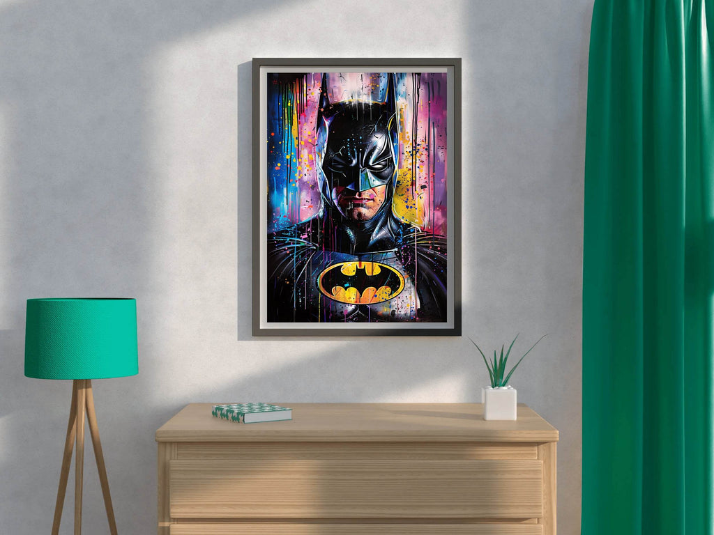 Painting of Batman-The iconic DC Comics Superhero - beink online art store