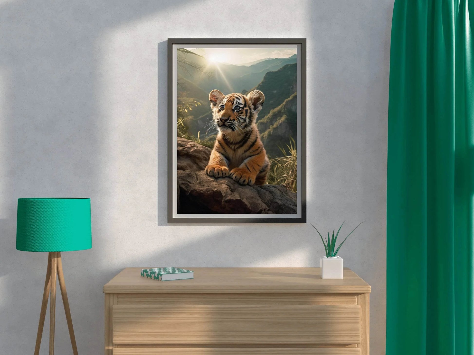 Bengal Tiger Animal Wall Art - beink online art store