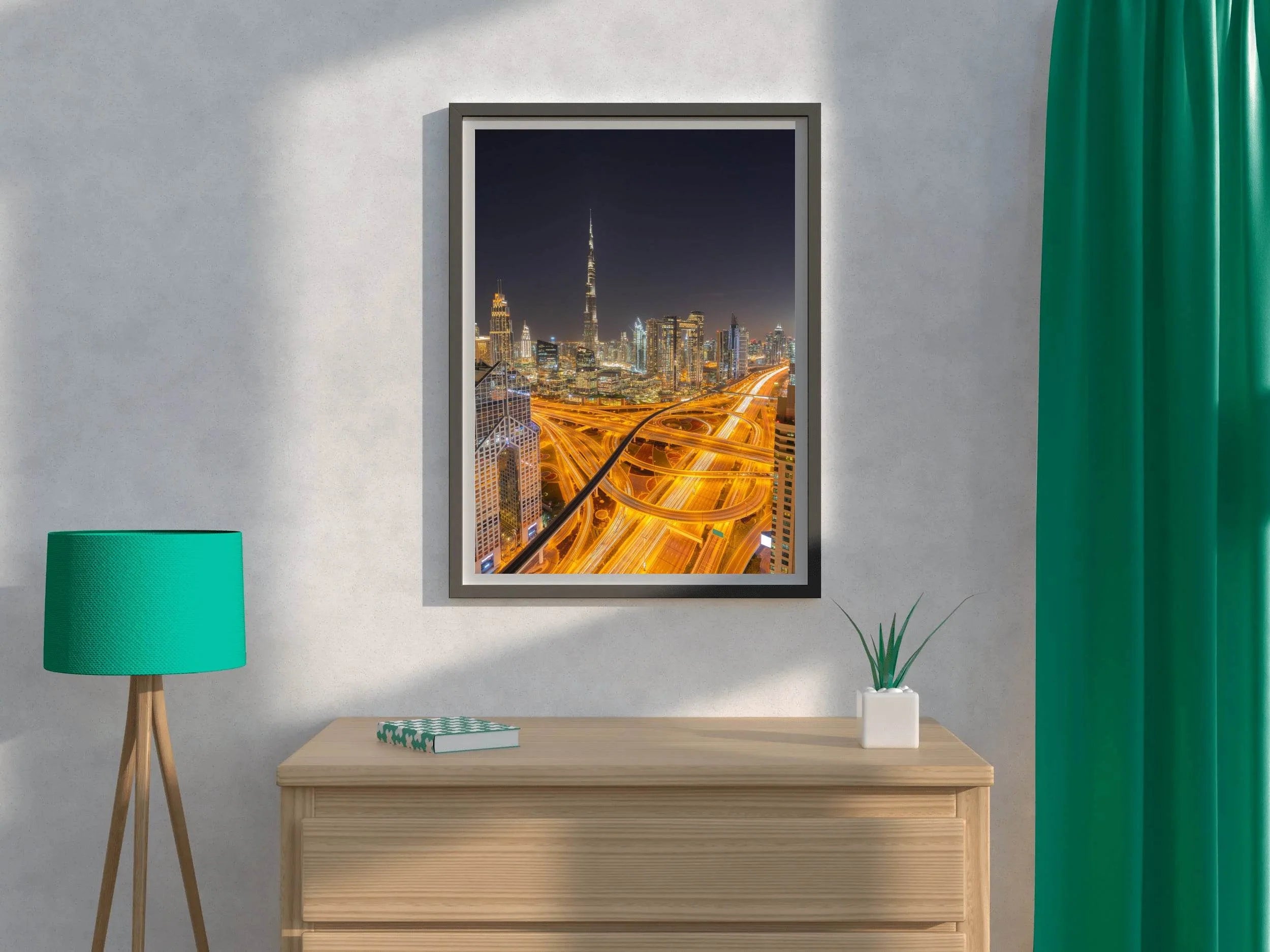 Glimmering Urban Jungle Wall Art - beink online art store