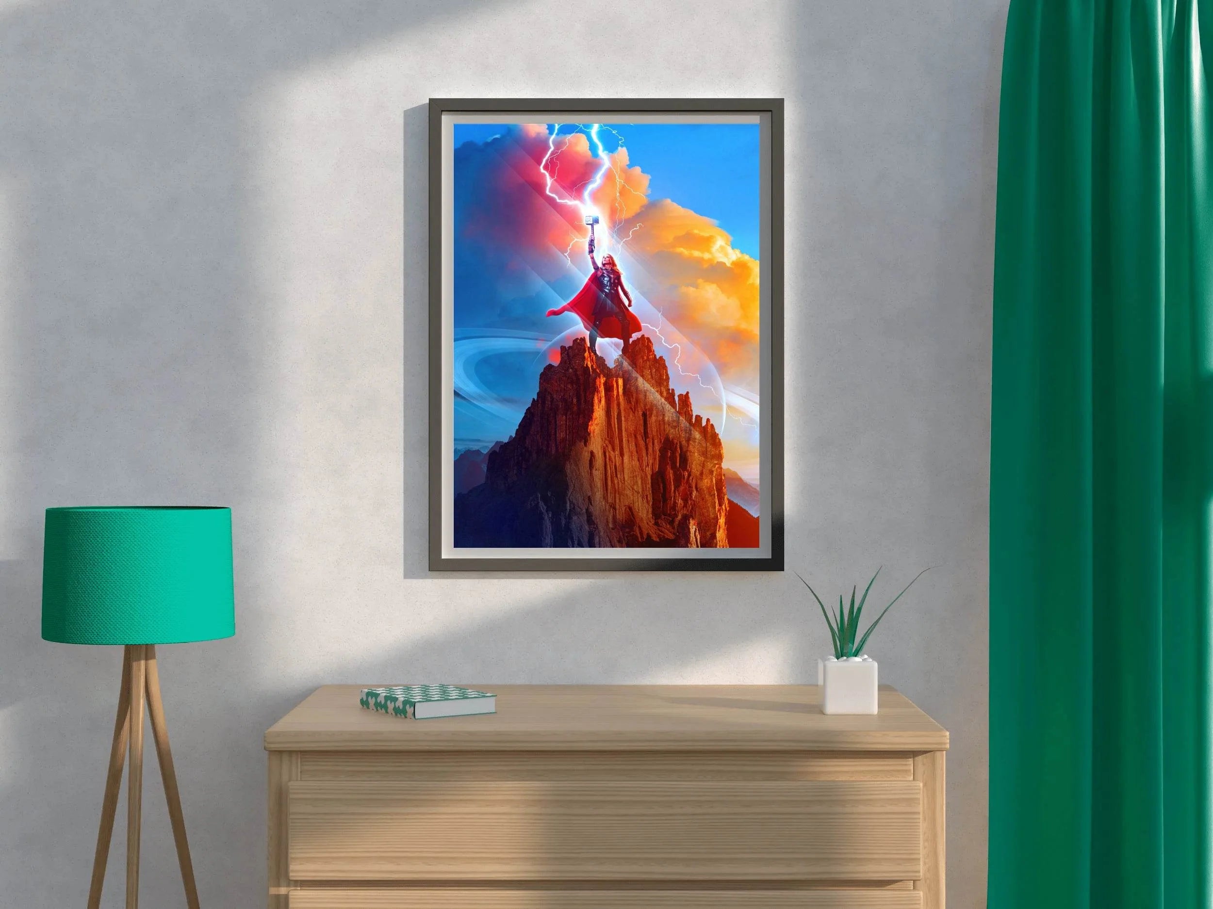 Jane Foster Lady Thor Takes the Mantle Wall Art - beink online art store