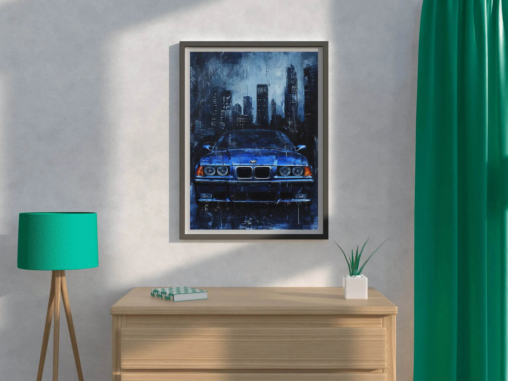 BMW Blue Wall Art - beink online art store