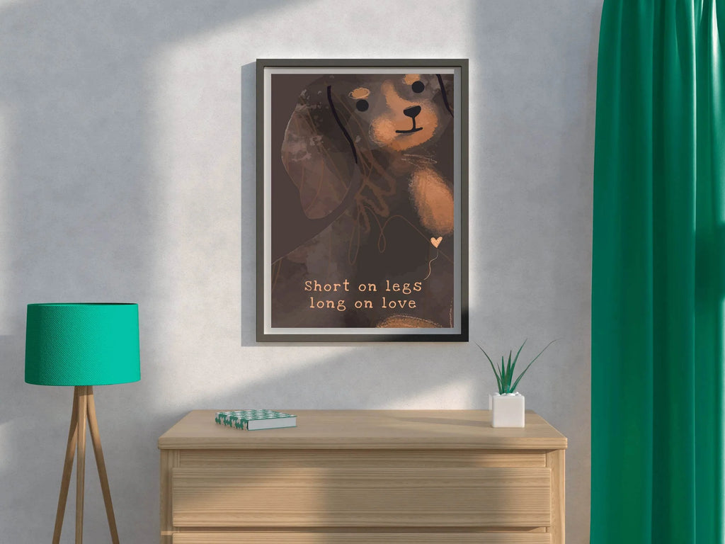 Watercolor Teddy Bear Wall Art - beink online art store