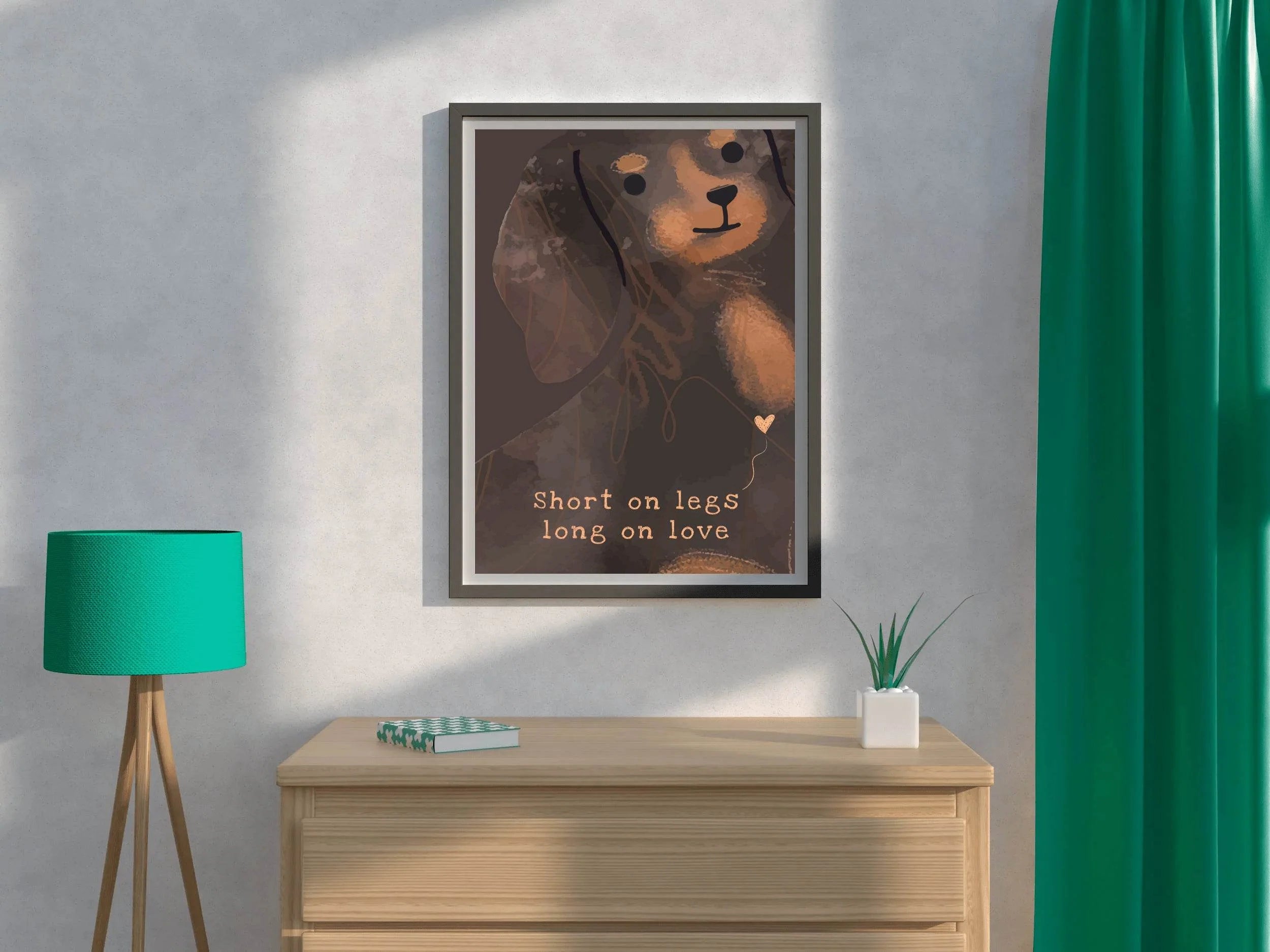 Watercolor Teddy Bear Wall Art - beink online art store