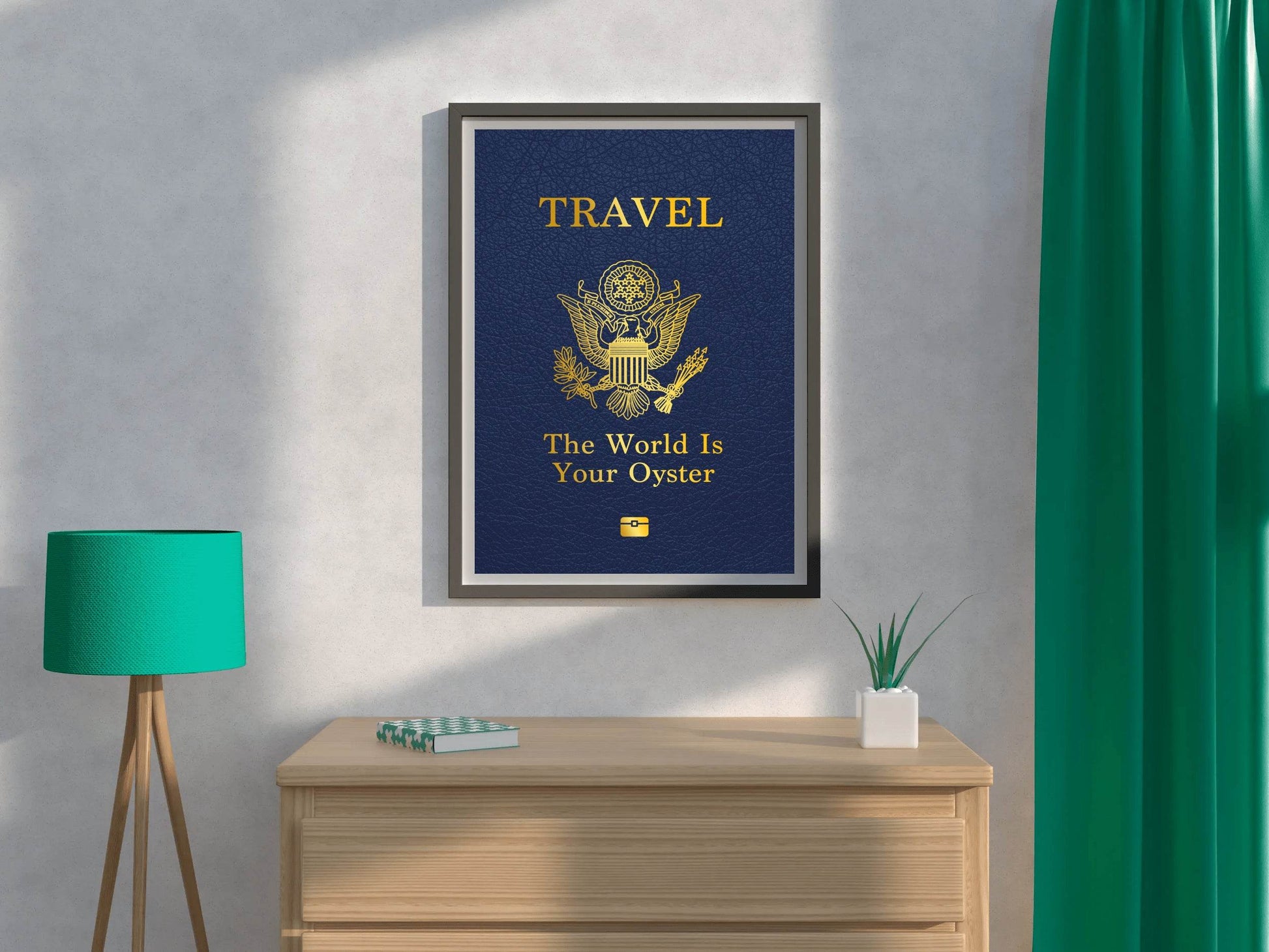 Travel Passport Wall Art - beink online art store
