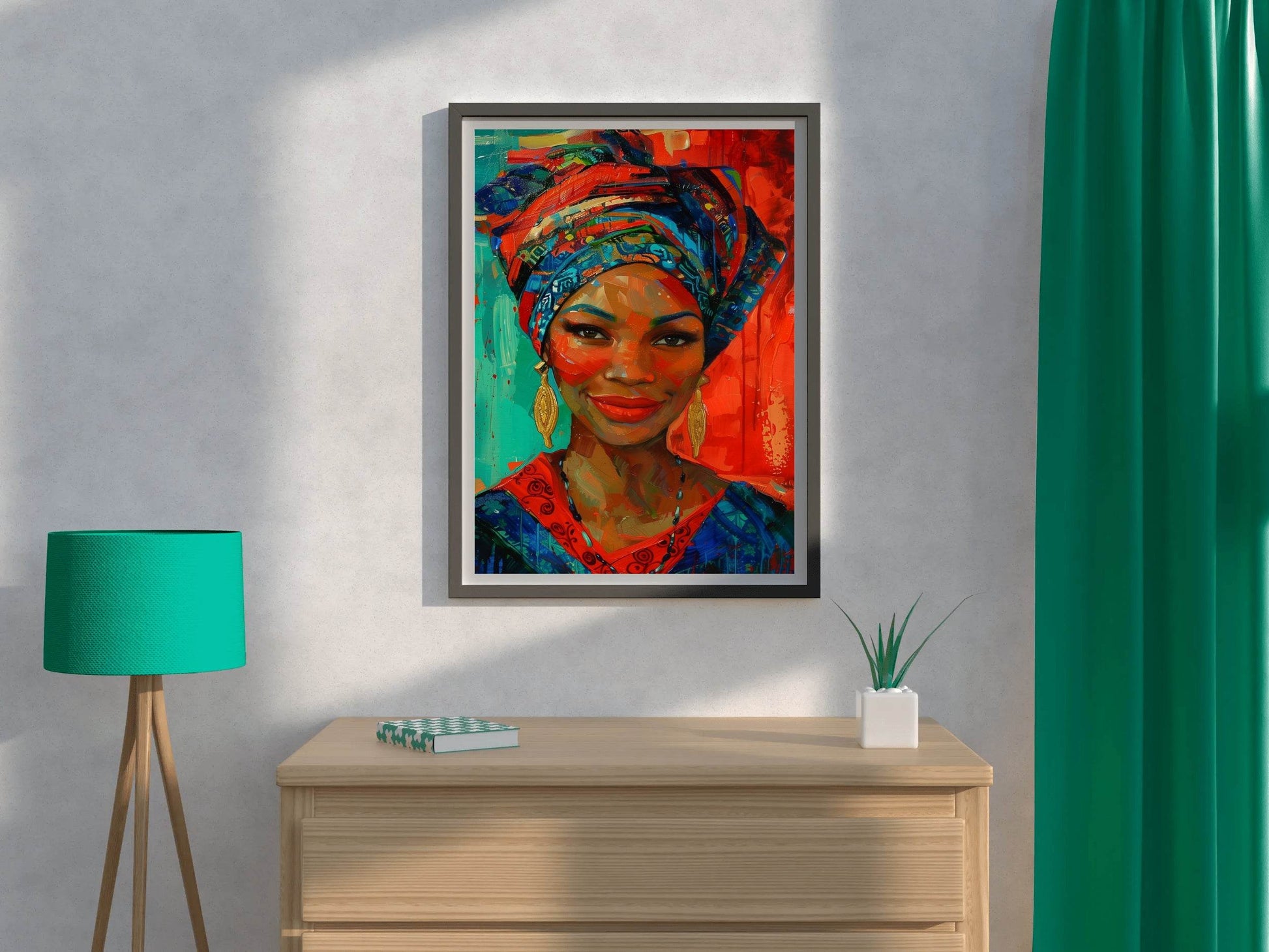 African Woman Canvas Printing Wall Art - beink online art store