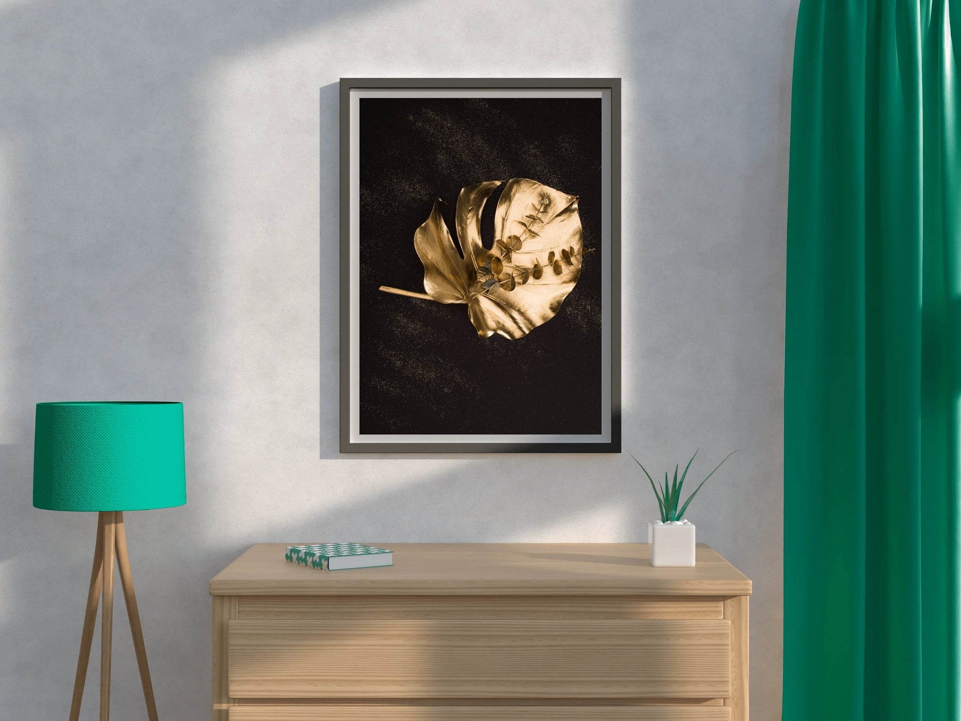 Master Flame Luxurious Black & Gold - beink online art store