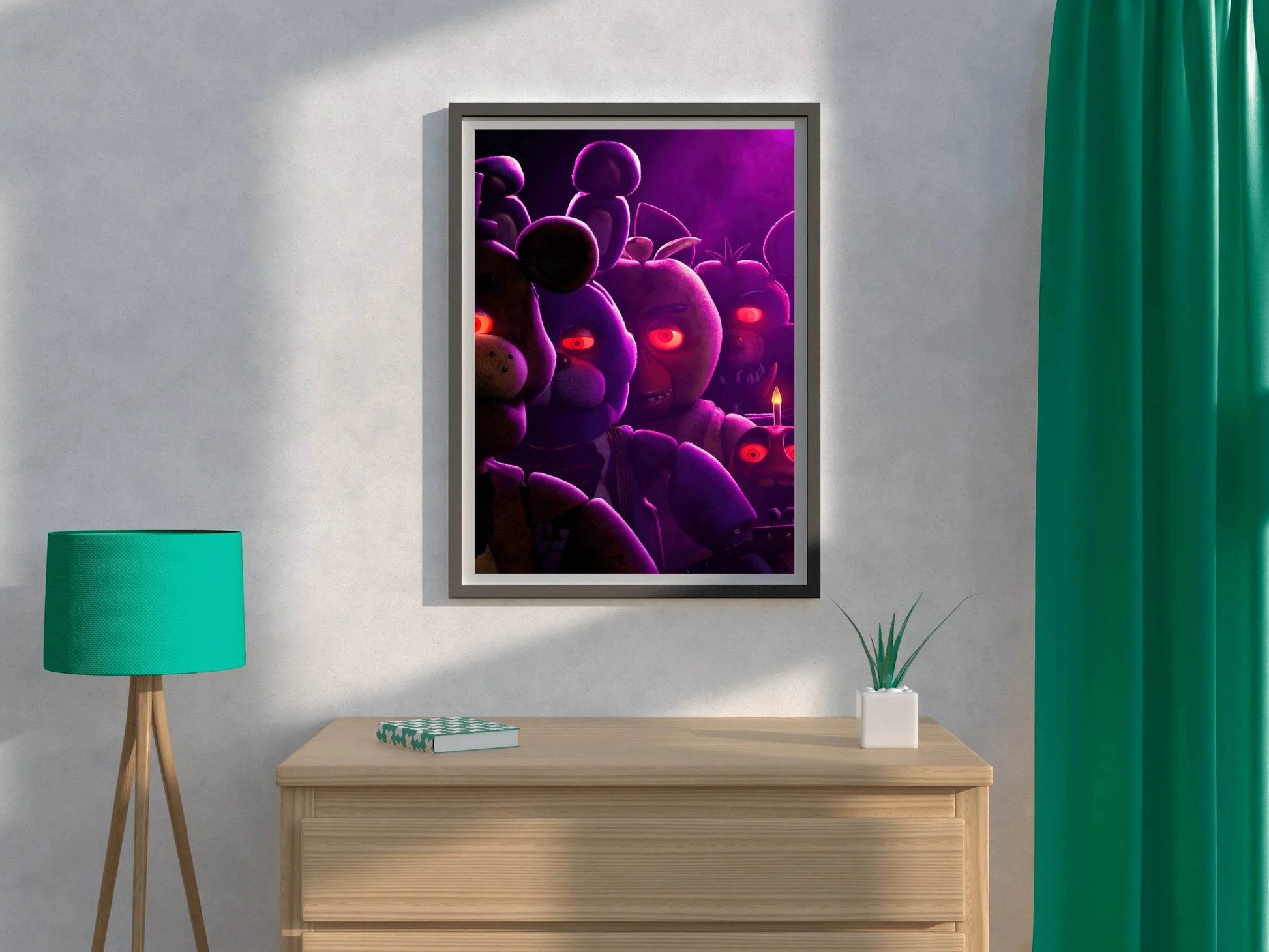 Five Nights at Freddy's Bear Wall Art - beink online art store